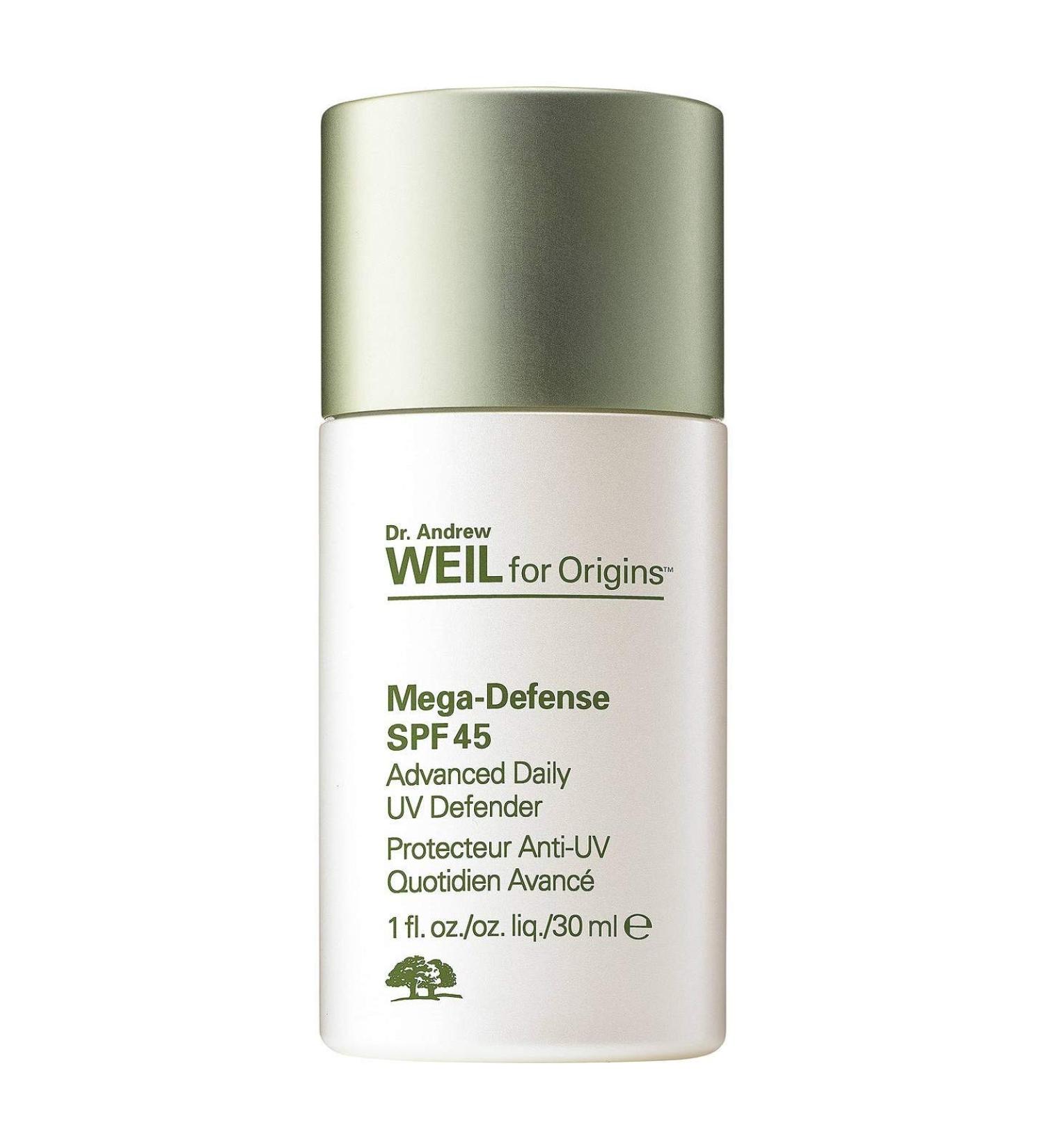 ORIGINS Dr. Andrew Weil for Origins  Mega-Defense Advanced daily UV defender SPF 45