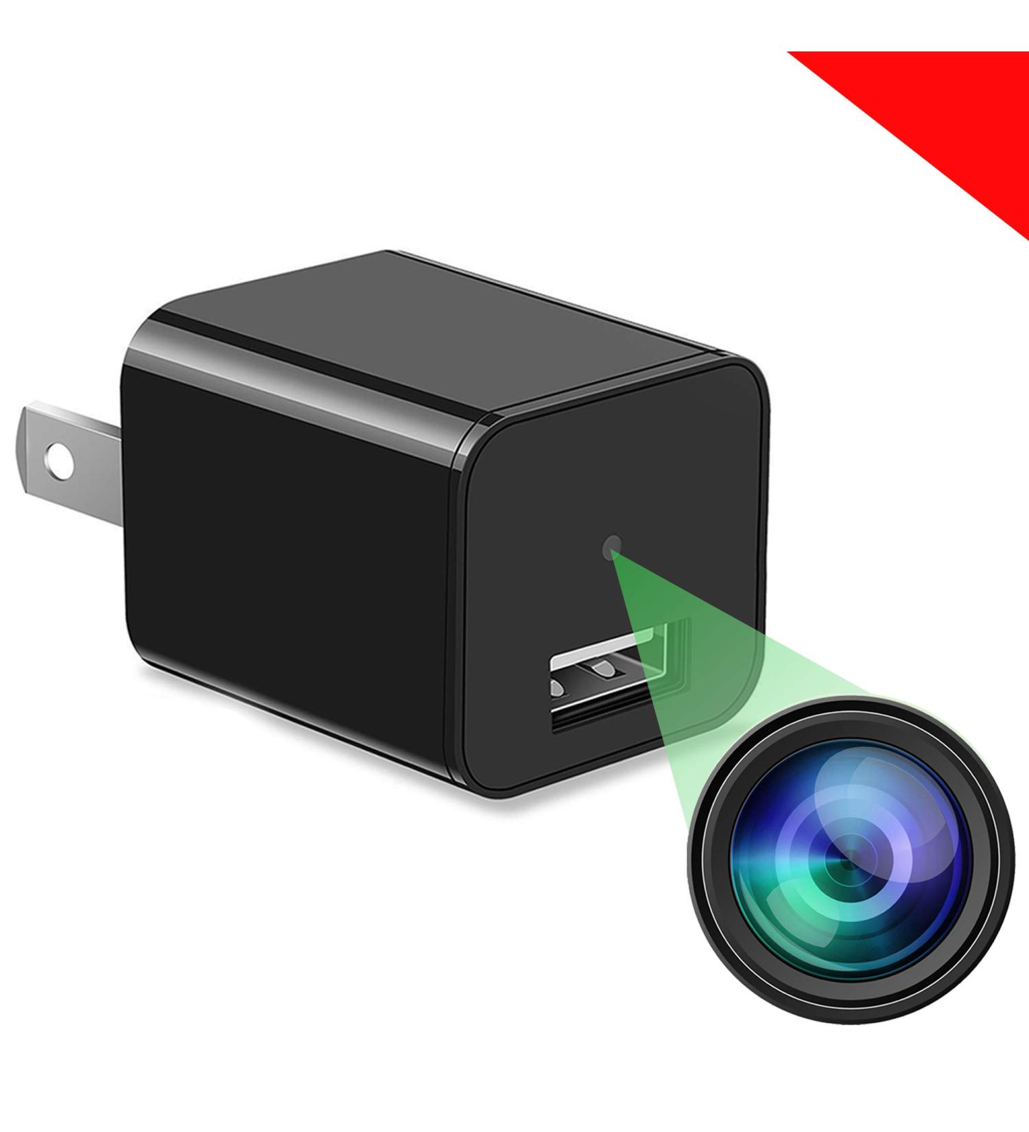 Spy Camera Charger - Premium HD 1080P Mini Hidden Camera - USB Nanny Cam - Surveillance Camera for Spying - Buy Online on SooperMarket.com