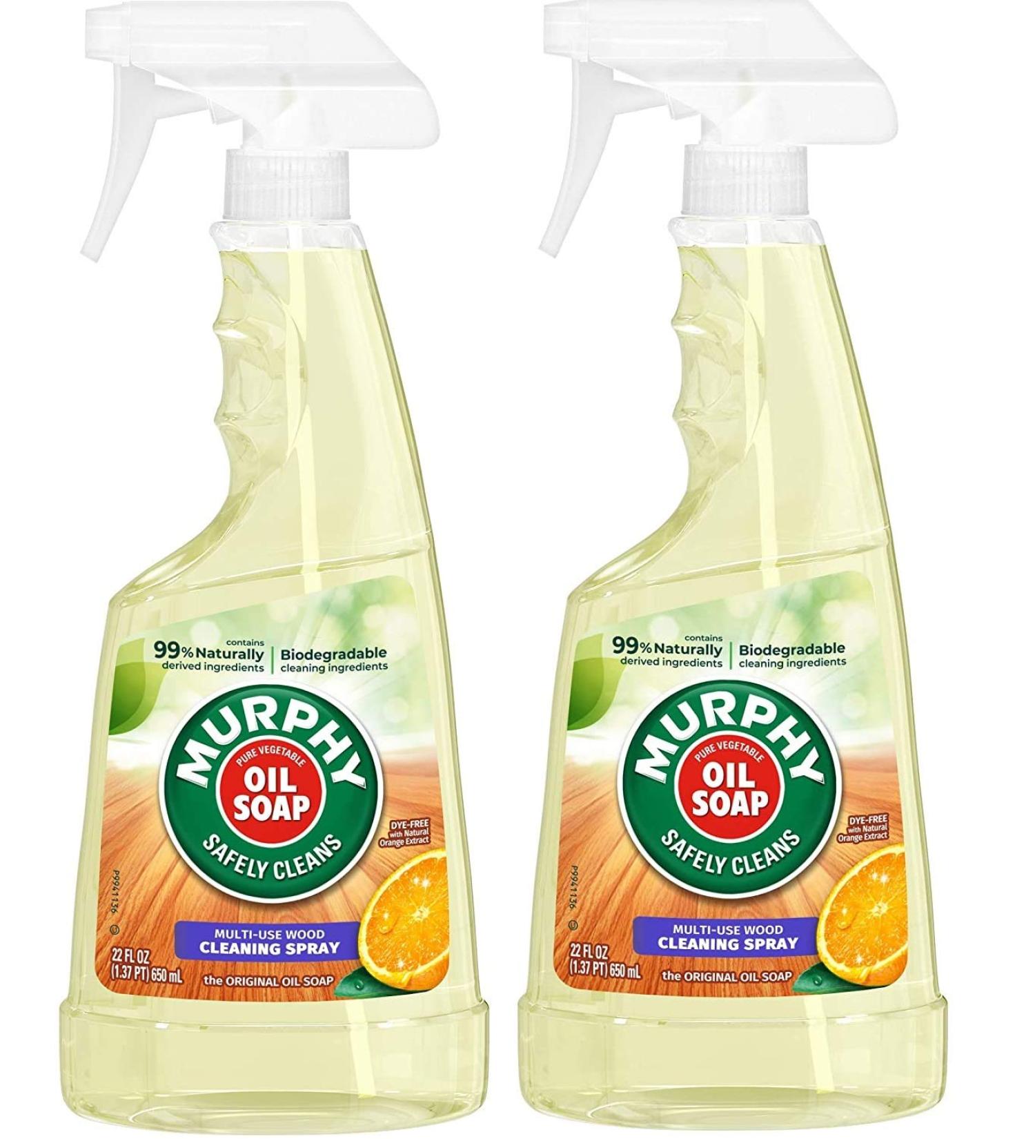 Murphy Oil Multi-Use Wood Cleaner Spray with Orange Oil - 22 oz - Set of 2 - Buy Online on SooperMarket.com