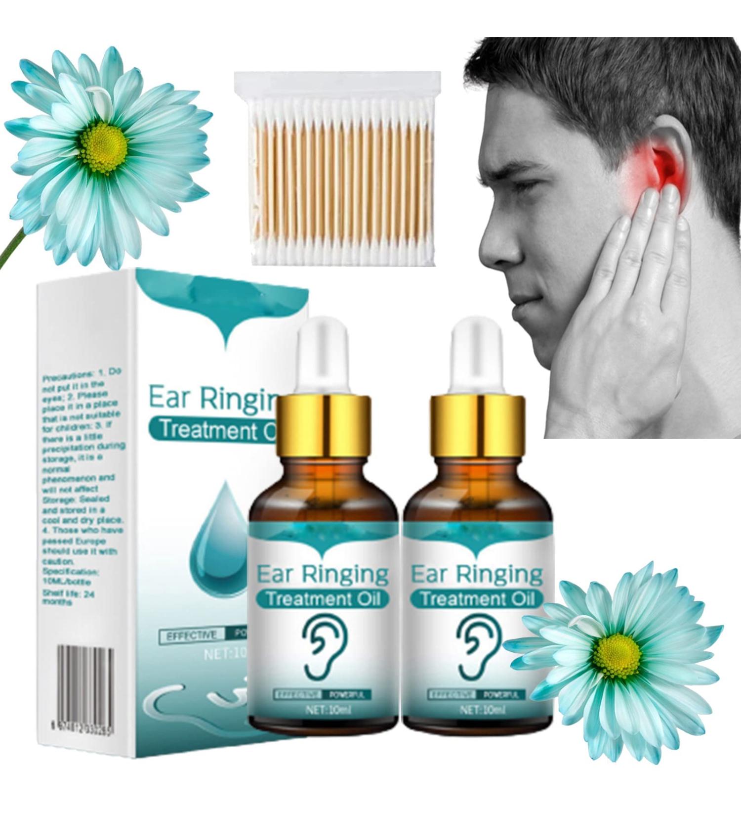 RJDJ TinniClear Ear Drops - Natural Tinnitus Relief Treatment - 2pcs - Buy Online on SooperMarket.com