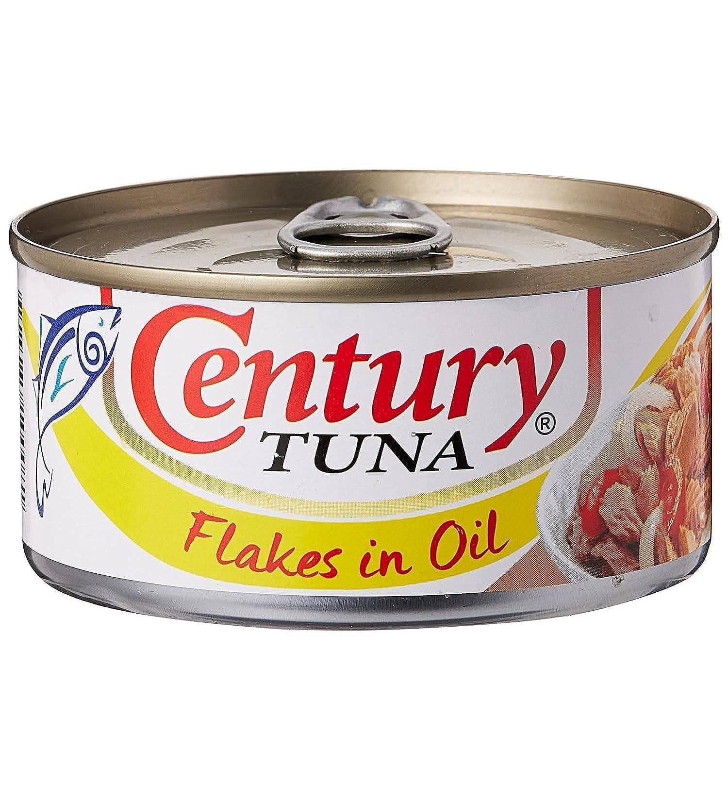 Buy Century Tuna Flakes in Oil 180g - Authentic Filipino Food | International Shipping Available - Buy Online on SooperMarket.com