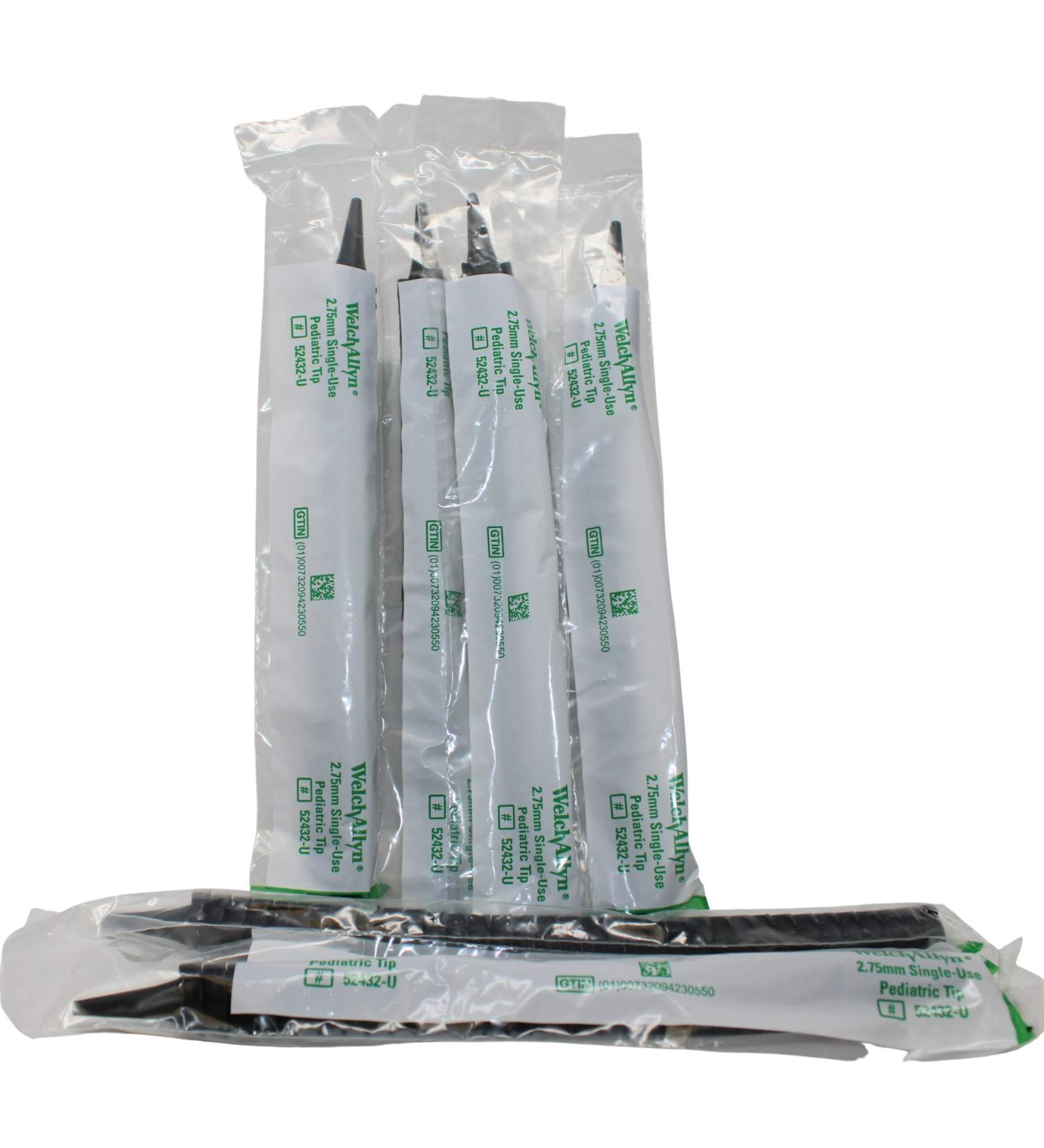 Welch Allyn 52432-U Kleenspec Universal Otoscope Speculums 2.75mm - 6 Sleeves of 34