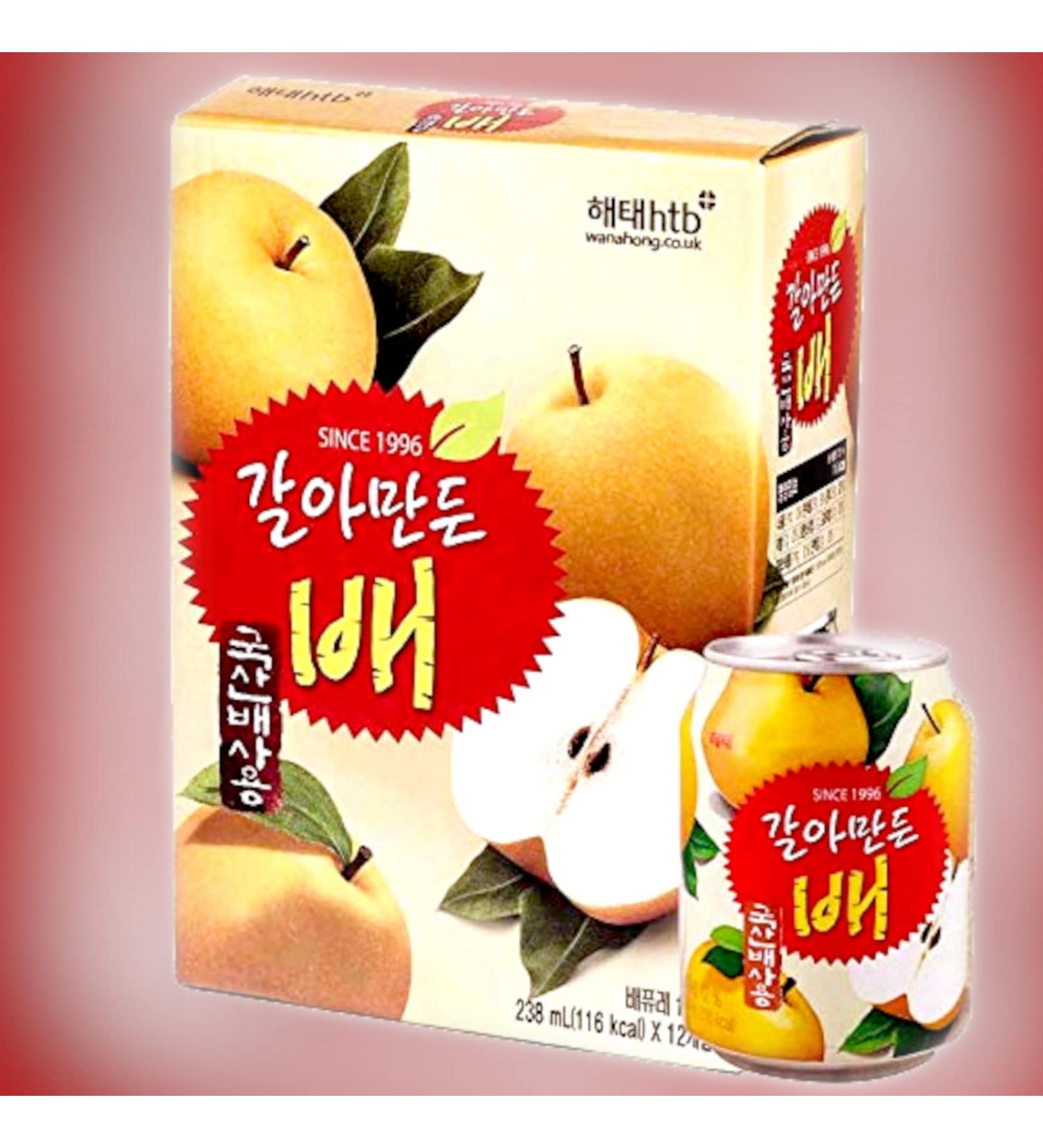 Haitai Crushed Pear Juice (238ml x12) - Buy Online on SooperMarket.com