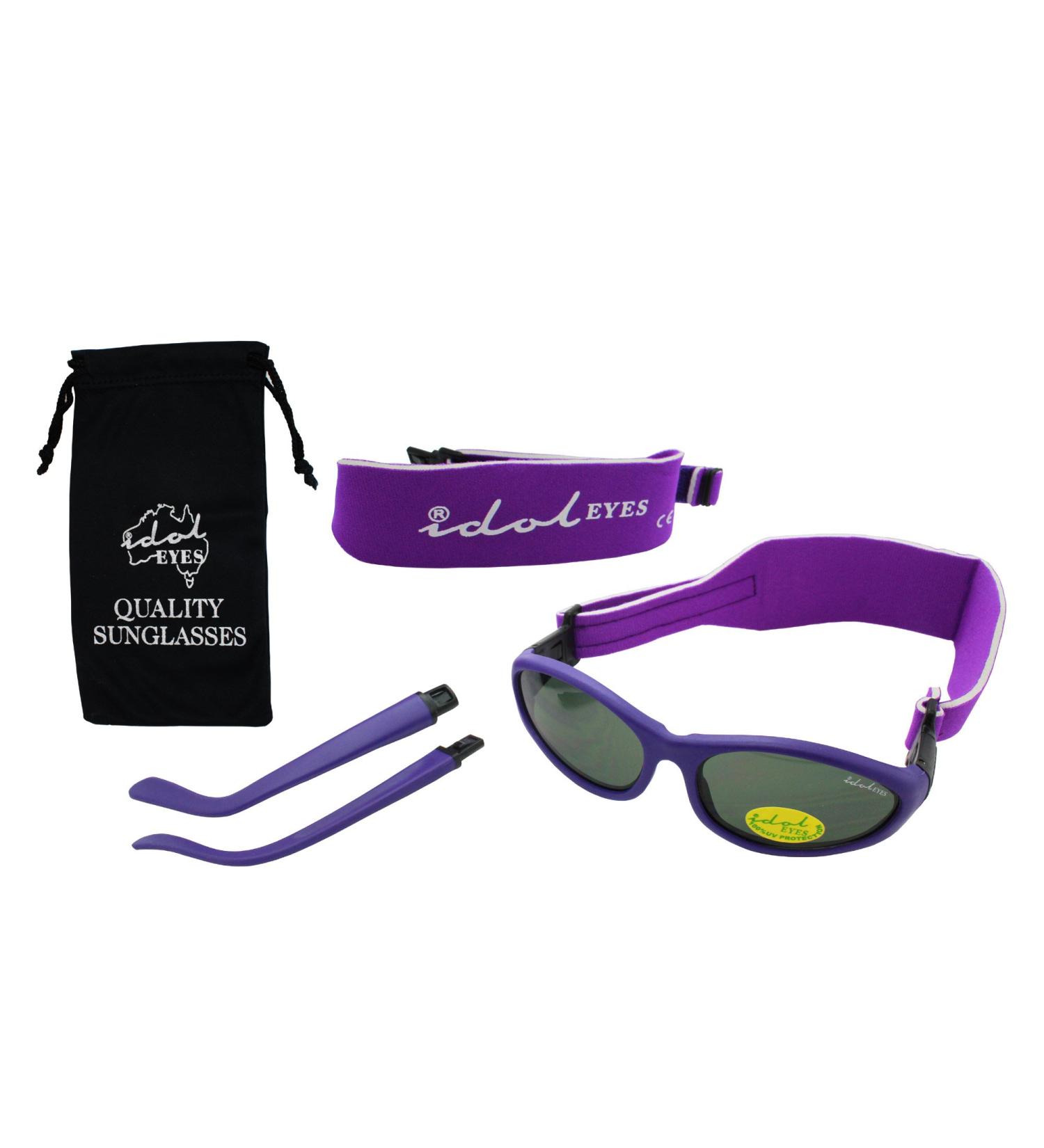 Baby Wrapz 2 Convertible Sunglasses 0-5 Years | Purple | 2 Headbands & Attachable Arms - Buy Online on SooperMarket.com