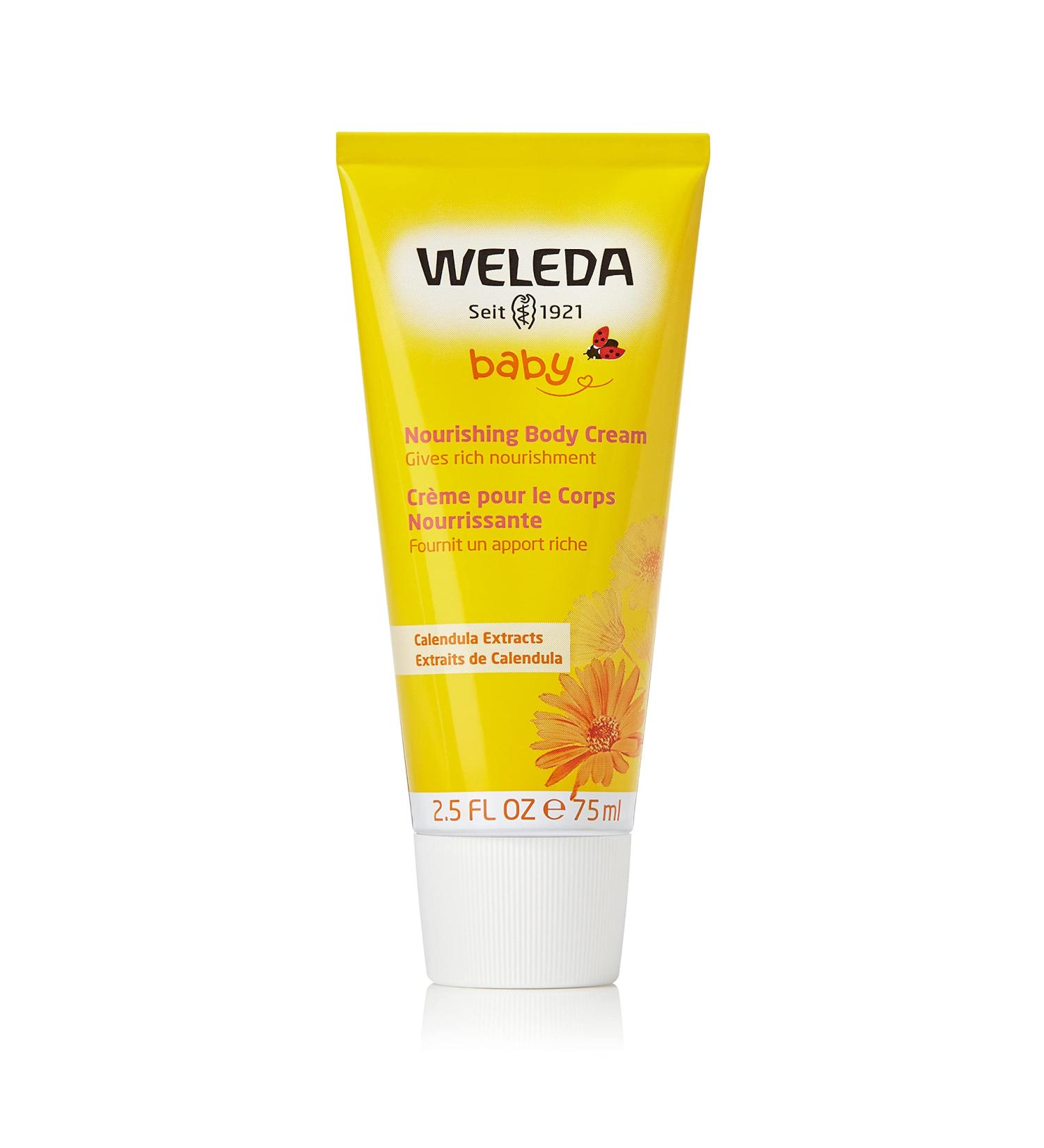 Weleda Baby Body Cream Calendula 2.5 fl oz - Gentle Moisturizer for Delicate Skin - Buy Online on SooperMarket.com