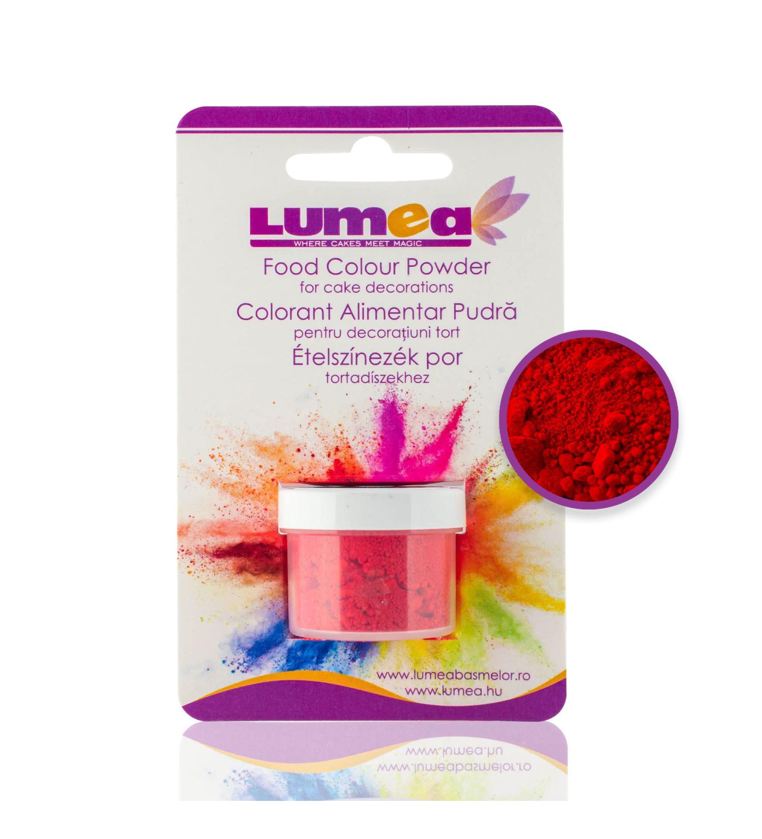 Dekozauber24 Cherry Red Food Coloring Powder Fat-Soluble 2-4g Can for Fondant Marzipan & Cake Decoration | Premium Baking Accessories - Buy Online on SooperMarket.com