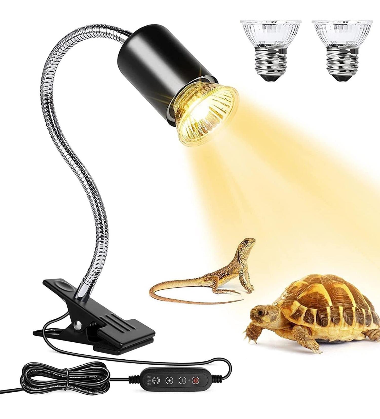 Lunriwis Turtles Heat Lamp | UVB Basking Spot Light Bulb for Reptiles - Ideal for Turtles Lizards Snakes and Amphibians - Buy Online on SooperMarket.com