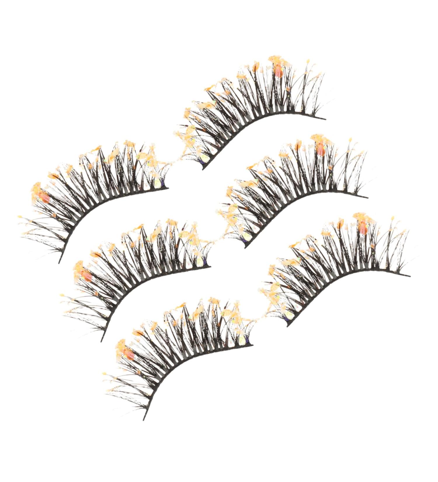 BELLIFFY 3 Pairs Fluffy False Eyelashes Fake Lashes Natural False Eyelashes Makeup Accessories Fake Eyelashes Extensions Short False Eyelashes Fake Eyelashes Individual False Lashes 4x1.2cm As Shown 1 - Buy Online on SooperMarket.com