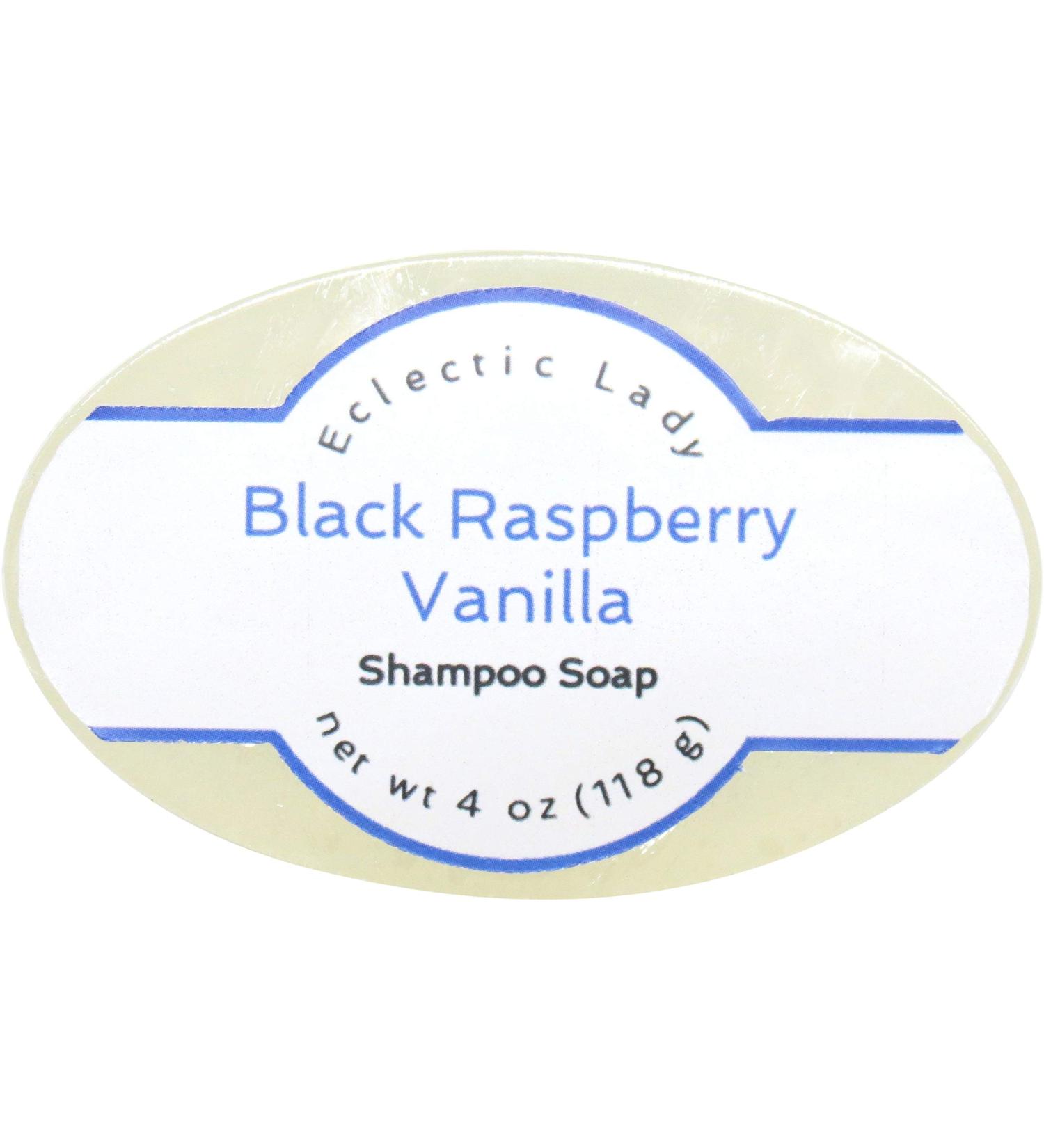 Eclectic Lady Black Raspberry Vanilla Shampoo Soap Bar | Pure Argan Oil Silk & Honey Protein | Natural Extracts & Nourishing Ingredients - 4 oz - Buy Online on SooperMarket.com