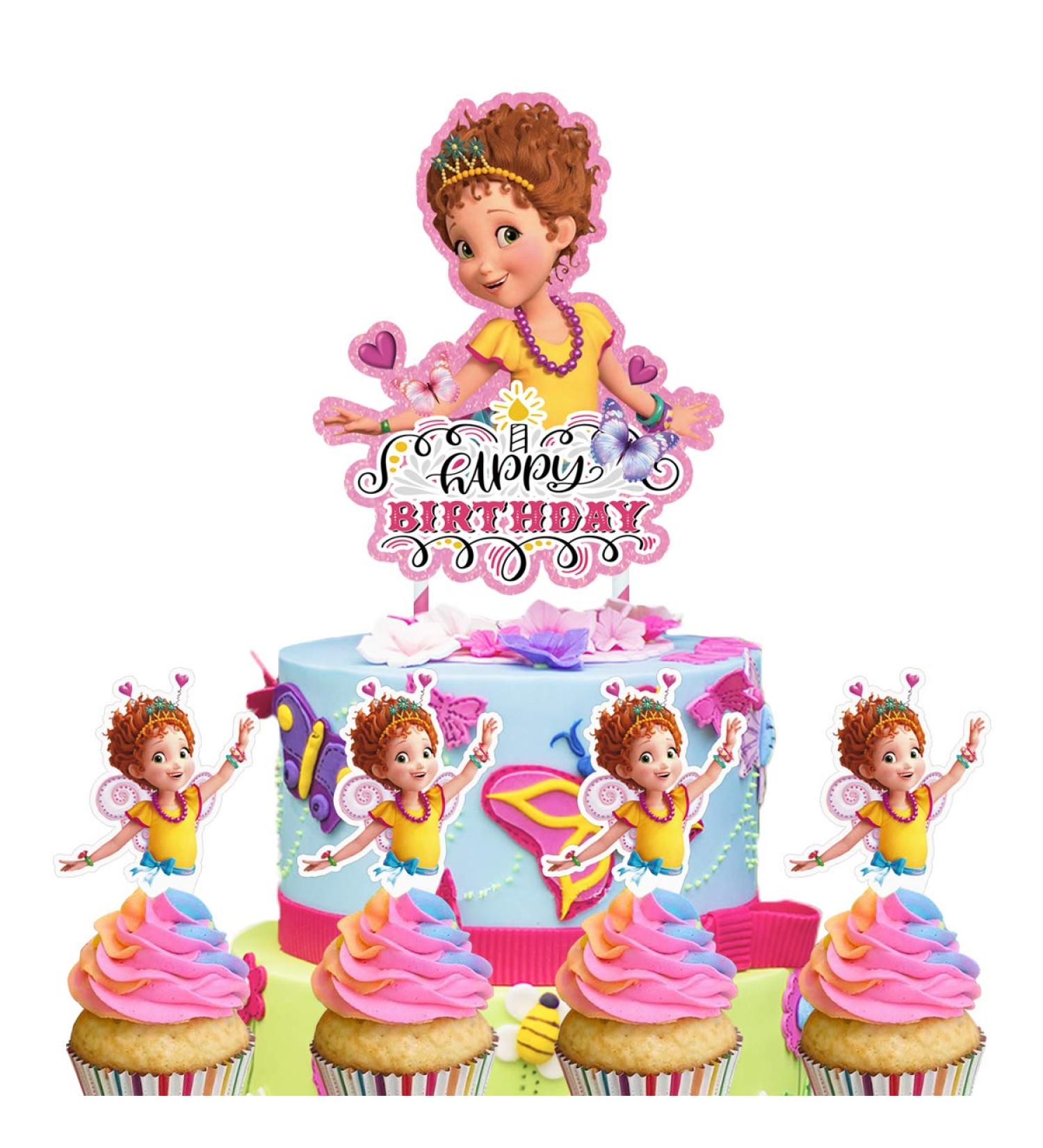 Nan Party Decor for Fancy cy Cake Cupcake Toppers Theme Birthday Supplies Favors Topper Decorations - Buy Online on SooperMarket.com