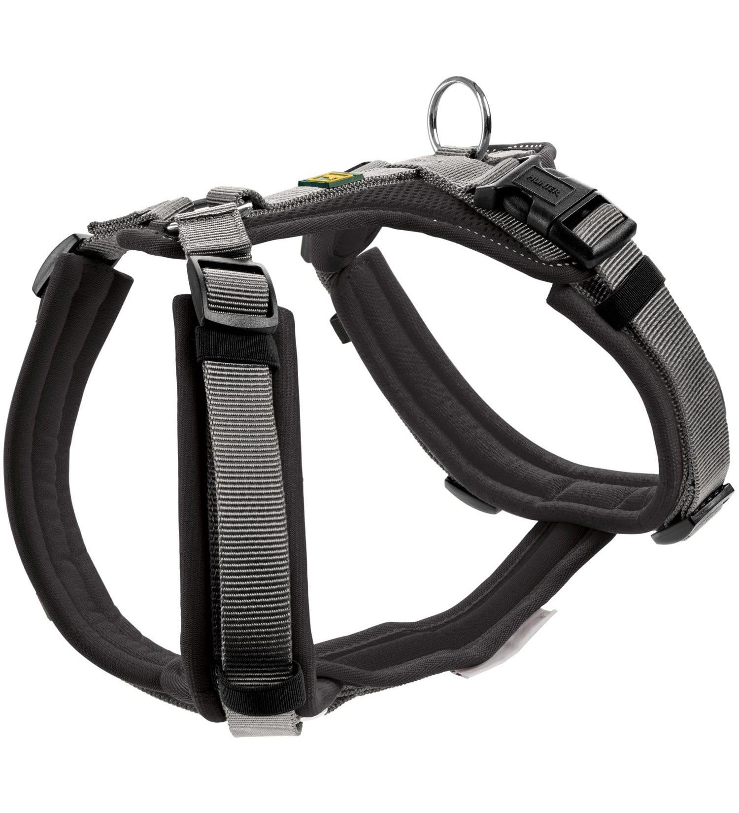 HUNTER Harness Maldon 60-91/ML Black/Grey - Premium Adjustable Dog Harness for Comfortable International Shipping - Buy Online on SooperMarket.com