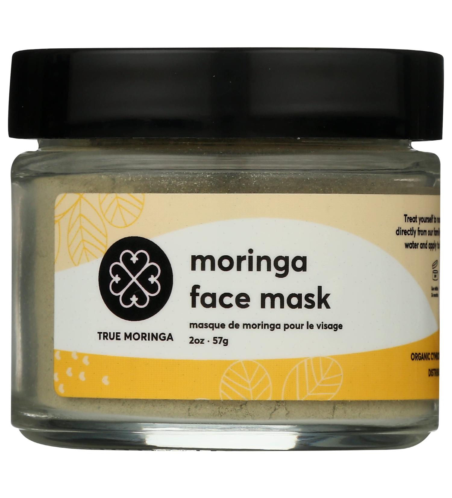 True Moringa Moringa Face Mask | Deep Pore Detox & Clarifying Facial Mask | Vegan Skincare for Radiant Skin - Buy Online on SooperMarket.com