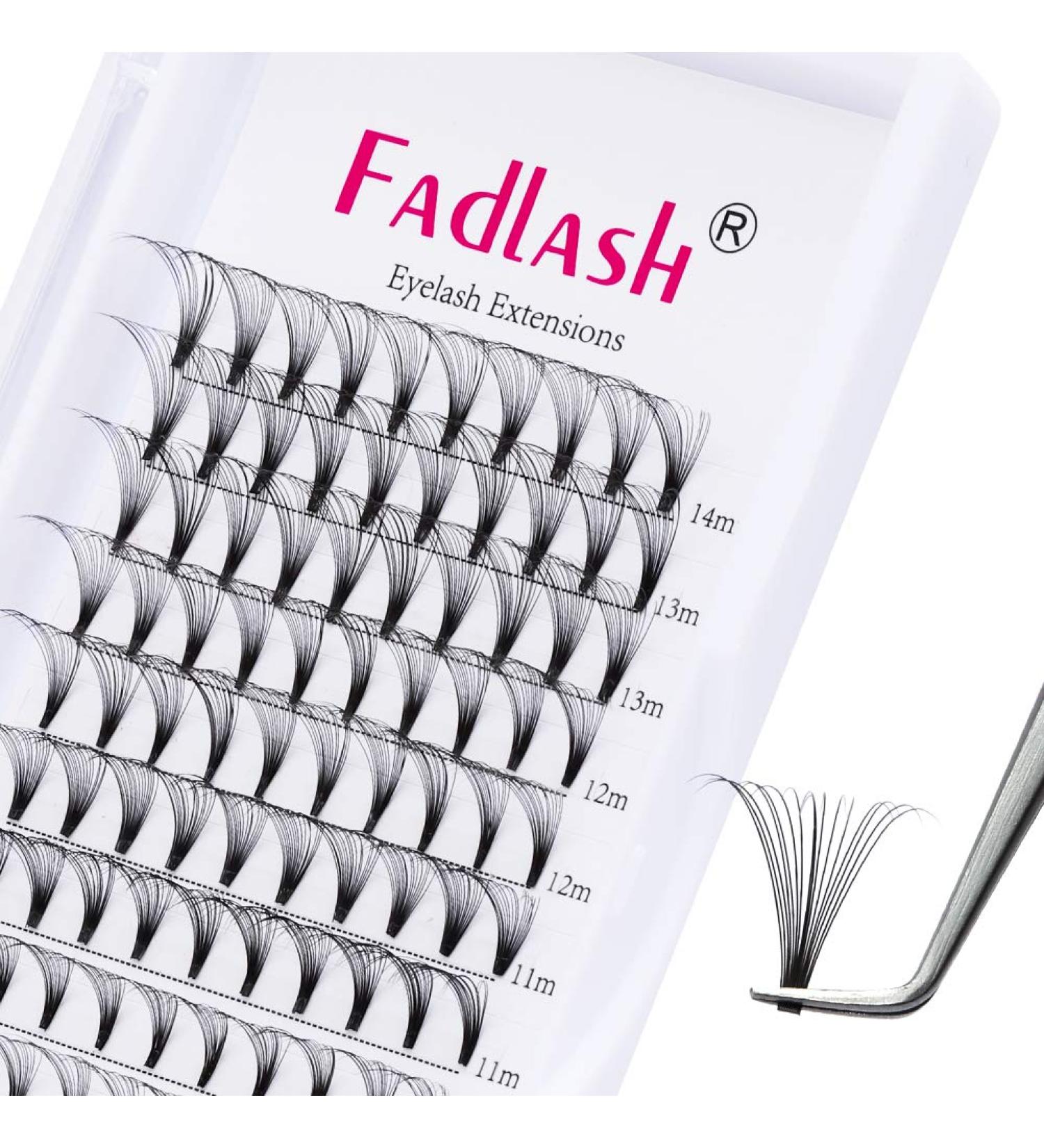 16D Russian Volume Eyelashes - D Curl 0.07mm Mix 8-14mm - Premium Bulled Eyelash Extensions (1 Pack) - Buy Online on SooperMarket.com