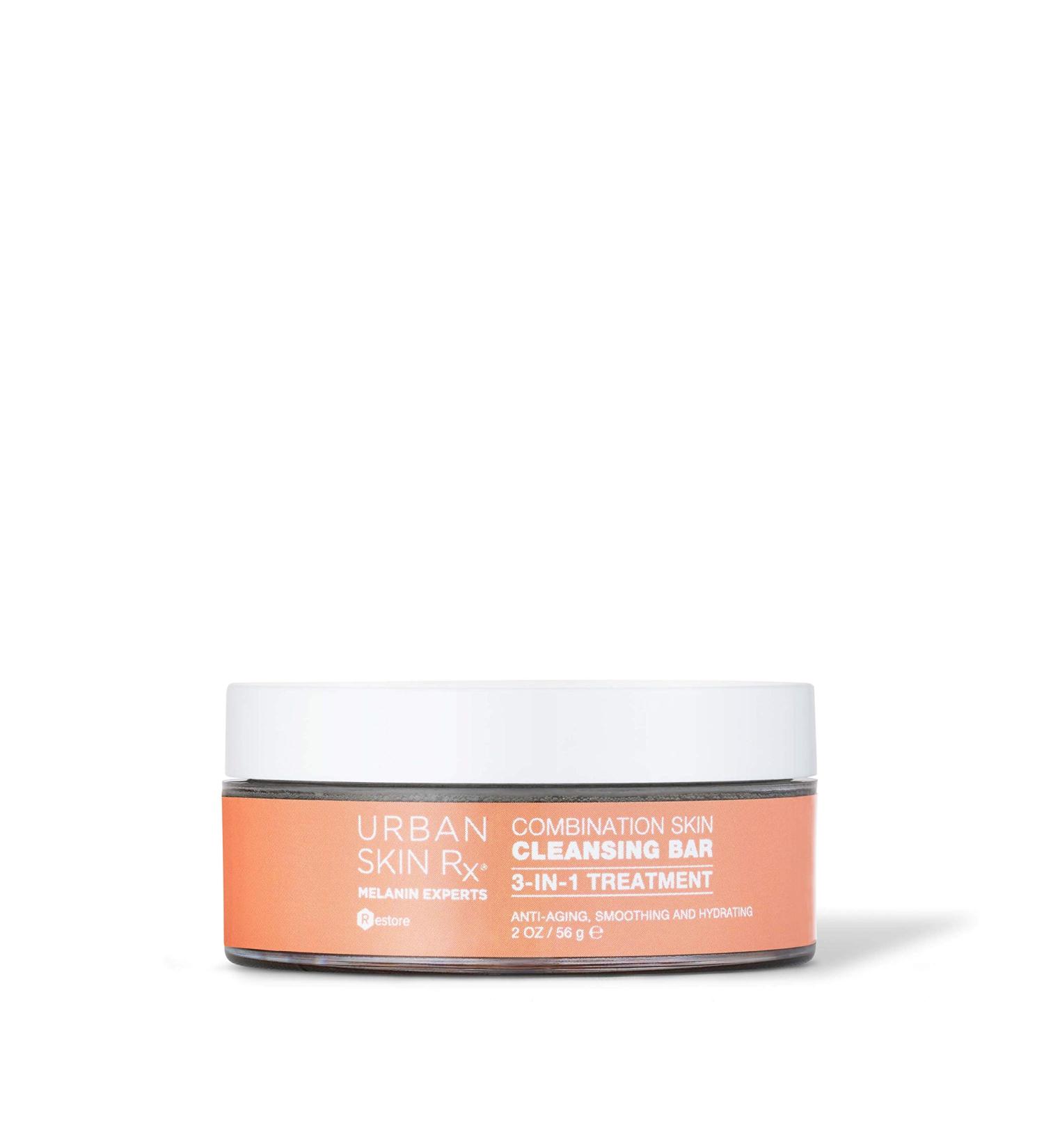 Urban Skin Rx 3-in-1 Combination Skin Cleansing Bar with Salicylic Acid - 2 oz | Daily Cleanser, Exfoliator, and Mask for Improved Skin Tone and Texture - Buy Online on SooperMarket.com