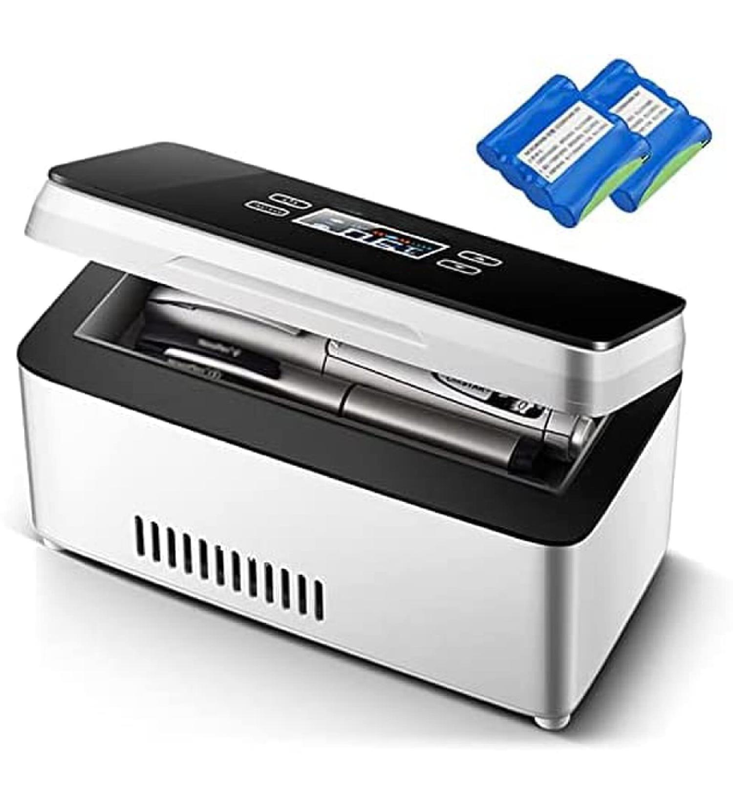 Mini Fridge Medicine Refrigerator and Insulin Cooler - Travel Home Portable Car Refrigeration Case/Small Travel Box for Medication 2X Lithium Battery Collector88 - Buy Online on SooperMarket.com