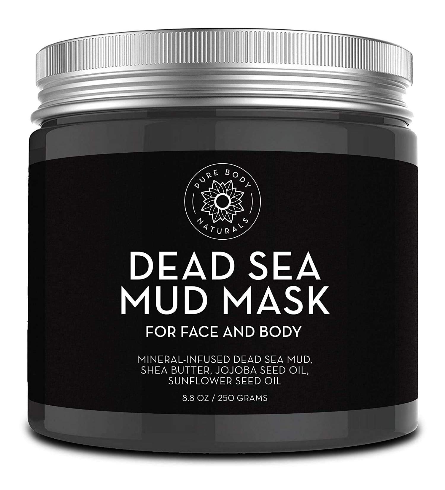 Dead Sea Mud Mask for Acne, Blackheads & Oily Skin - Facial and Body Care - 8.8 oz - Buy Online on SooperMarket.com