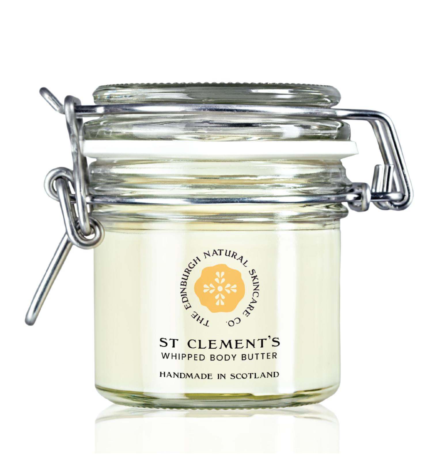 St Clement's Whipped Body Butter | Moisturising & Nourishing | Enriched With Shea Butter & Coconut Oil | Anti-Ageing & Anti-Inflammatory | Edinburgh Skin Care Company - Buy Online on SooperMarket.com