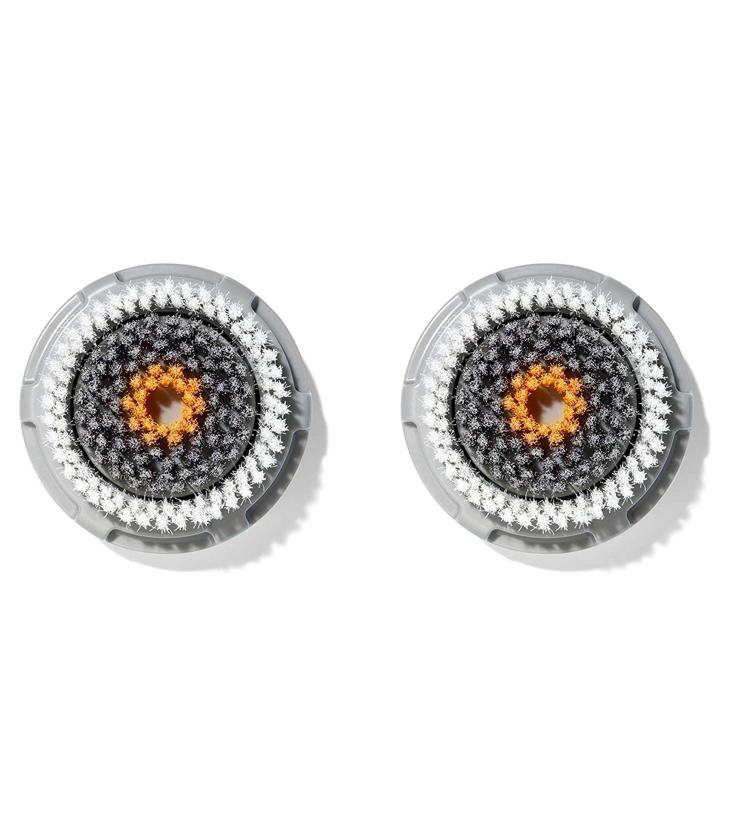 Clarisonic Men's Facial Cleansing Brush Head Replacement for Mia 1, Mia 2, Mia Fit - Compatible with Alpha Fit, Smart Profile, Uplift - 2 Count Pack - Buy Online on SooperMarket.com