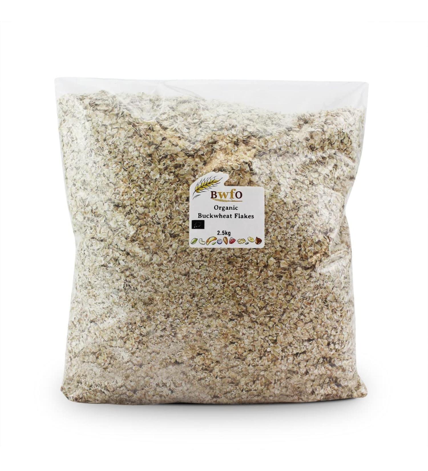 Organic Buckwheat Flakes 2.5kg (BWFO)