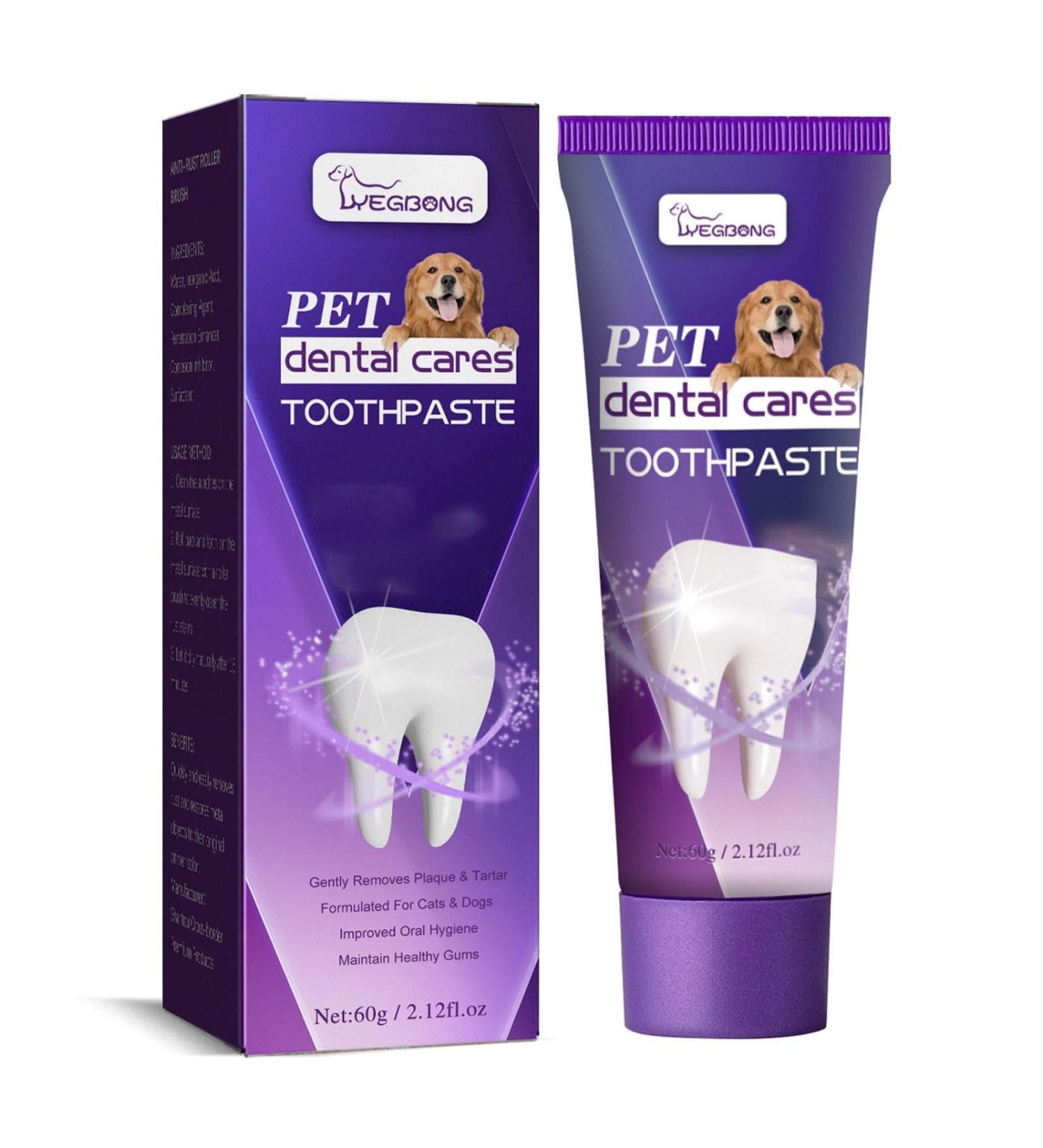 60g Pet Toothpaste - Enhances Gum Health Eliminates Bad Breath & Cleans Teeth | 2.12fl.Oz International Shipping - Buy Online on SooperMarket.com