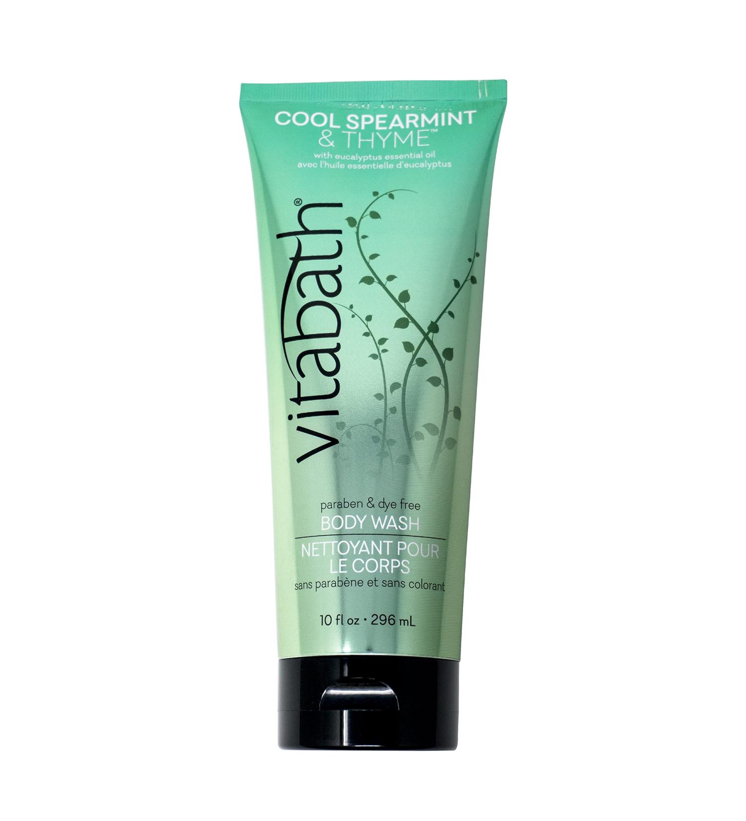 Vitabath Cool Spearmint & Thyme Body Wash and Body Polish Combo - 10 oz (Pack of 1) | Cruelty-Free & Paraben-Free | Moisturizing Bath Cleanser - Buy Online on SooperMarket.com
