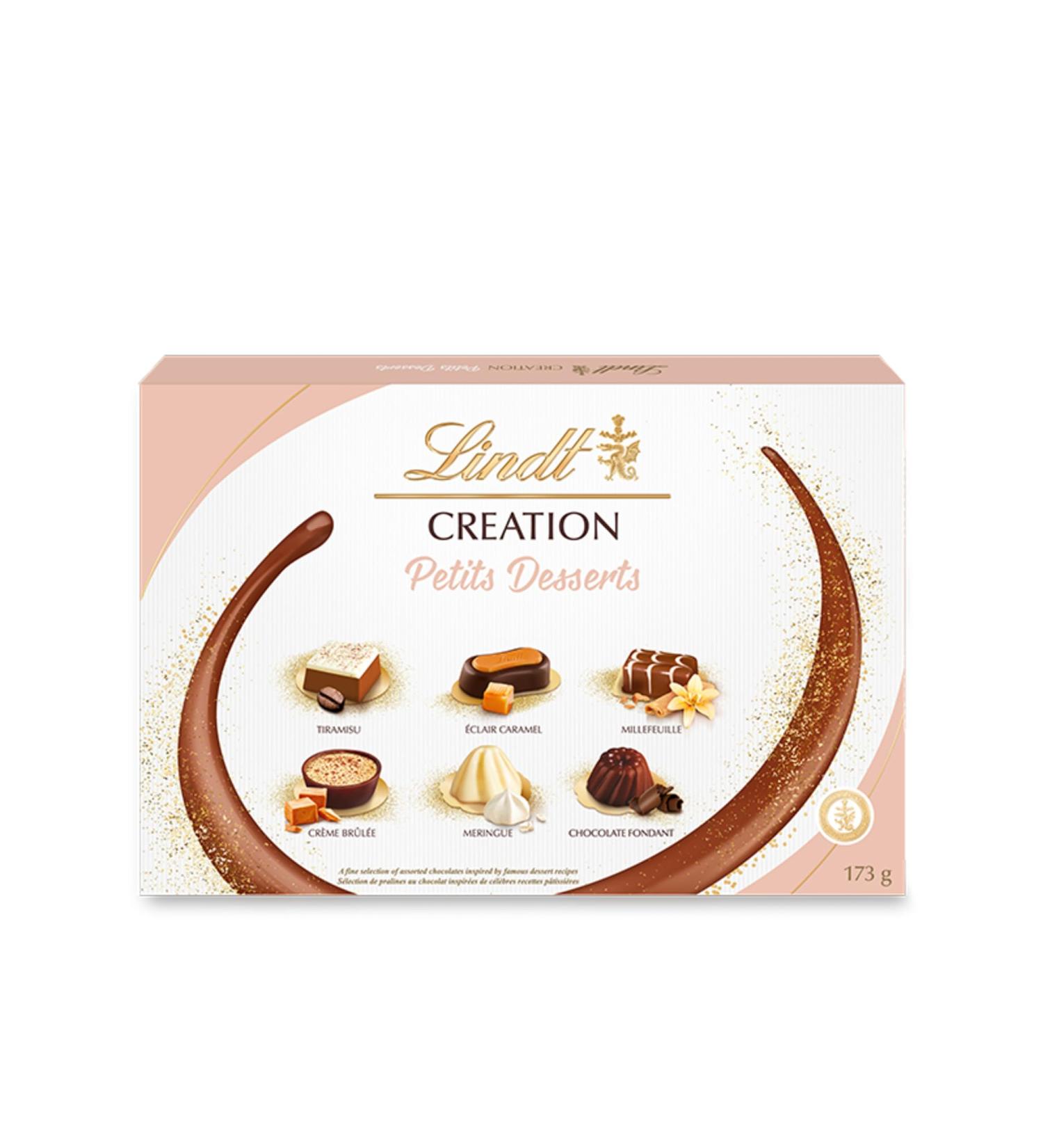 LINDT CREATION Petits Dessert Chocolate Gift Box Assorted Chocolate Varieties 173 Gram Gift Box Christmas Chocolate Holiday Gift - Buy Online on SooperMarket.com