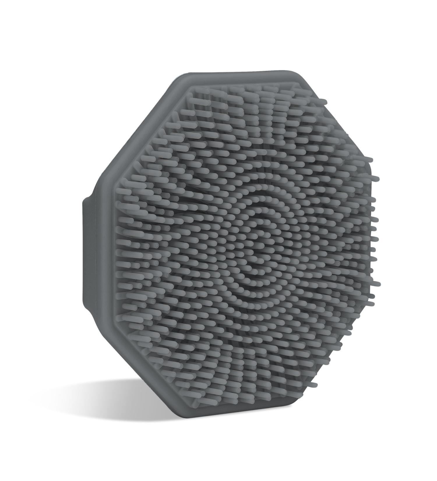 Sud Scrub Antimicrobial Silicone Face Scrubber for Sensitive Skin - Eco-Friendly Exfoliating Facial Cleansing Brush for Men & Women (Charcoal) - 1 Pack - Buy Online on SooperMarket.com