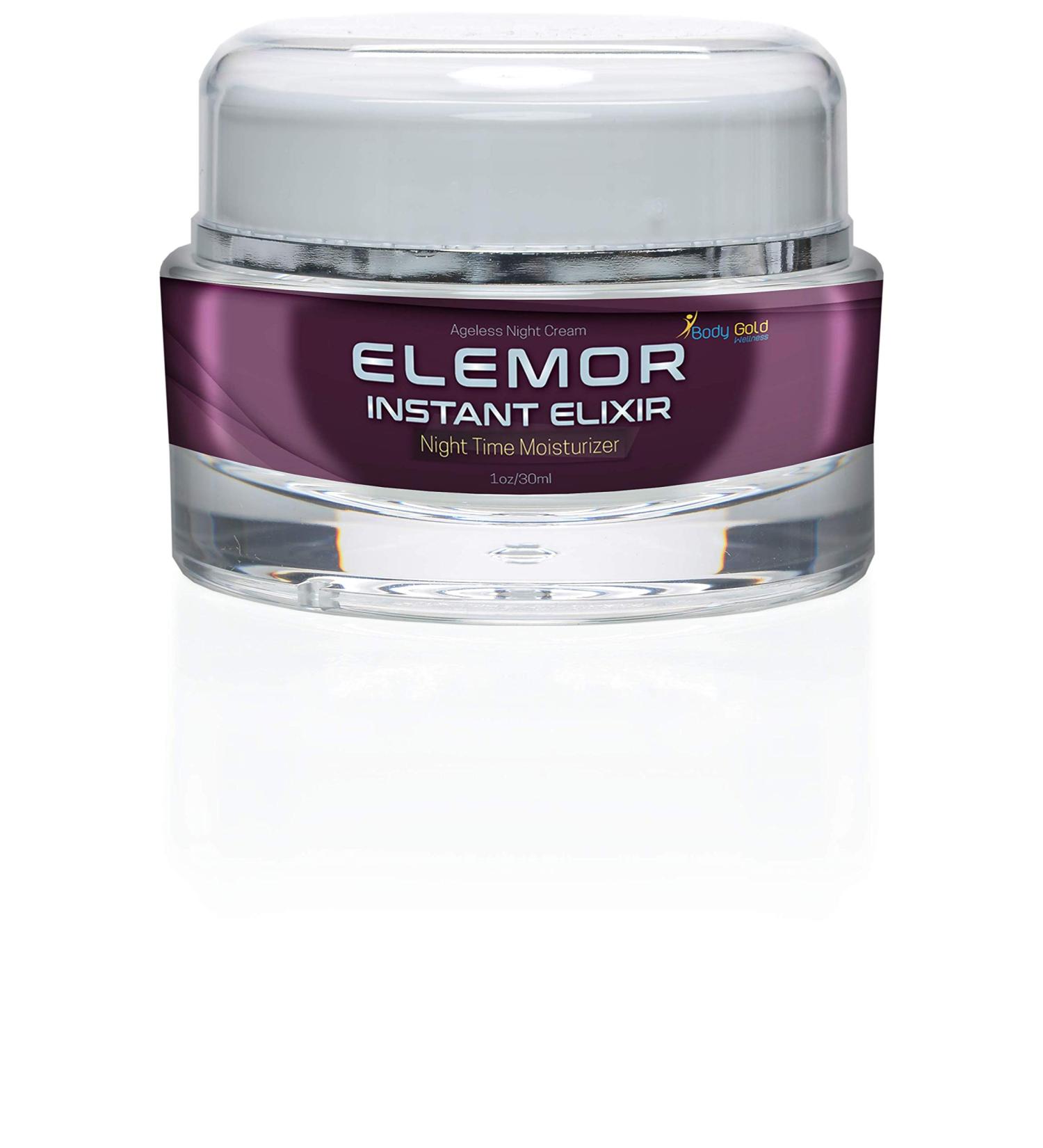 Elemor Instant Elixir Night Cream | Anti-Aging Moisturizer for Skin Protection & Hydration | Treat & Revitalize While You Sleep - Shop Internationally - Buy Online on SooperMarket.com