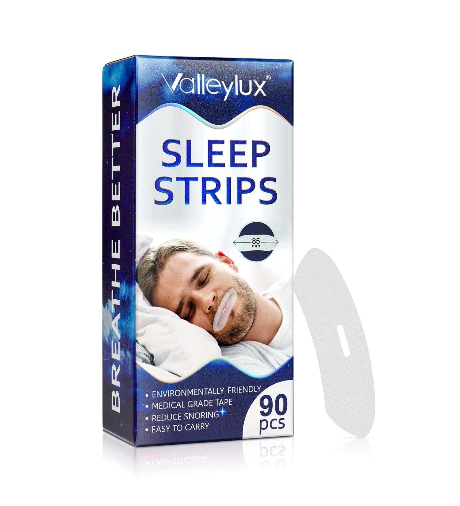 Mouth Tape for Sleeping - 90 Gentle Strips for Nasal Breathing & Snoring Relief - Buy Online on SooperMarket.com