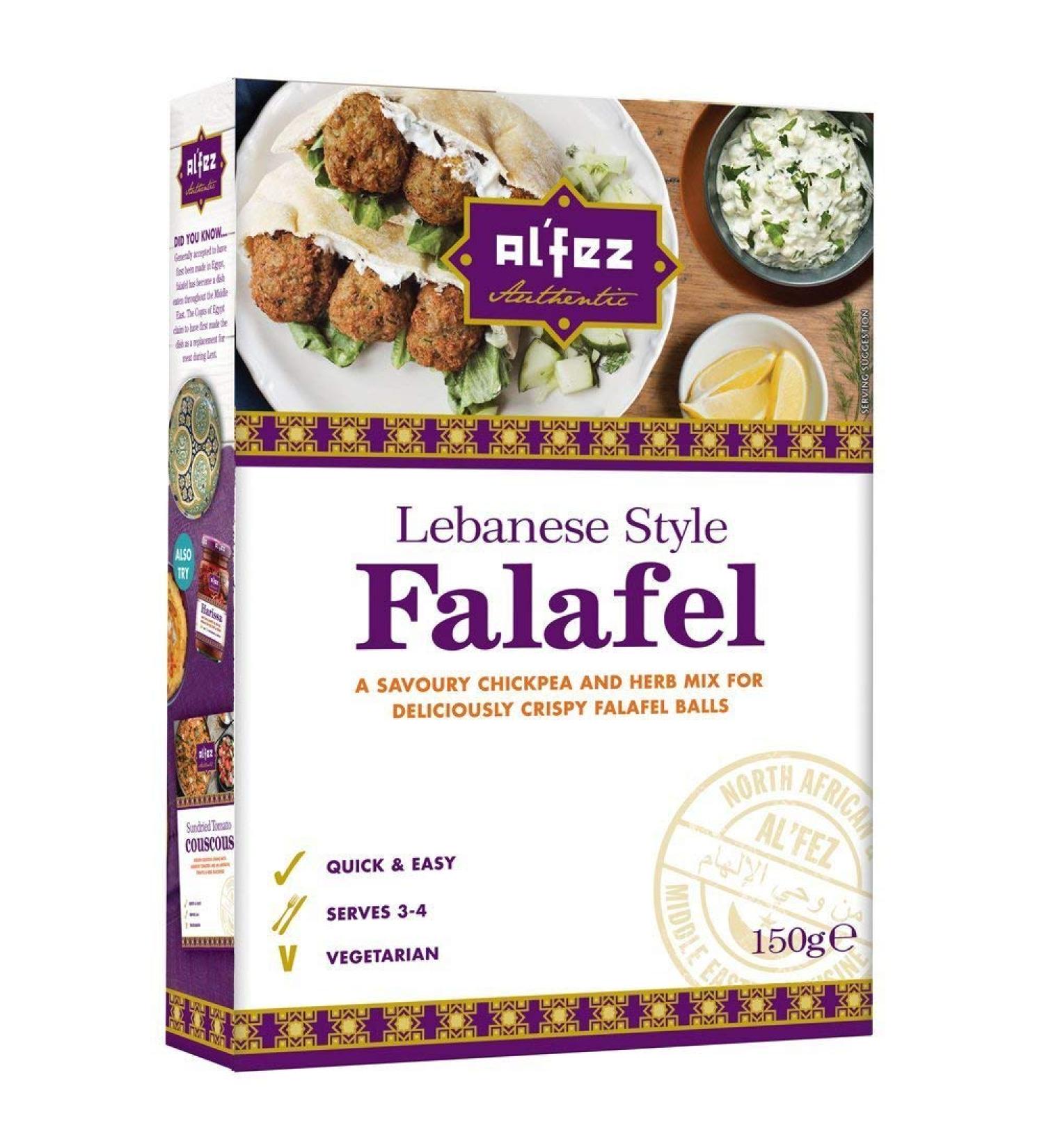 Al'Fez Lebanese Style Falafel Mix (150g) - Pack of 6