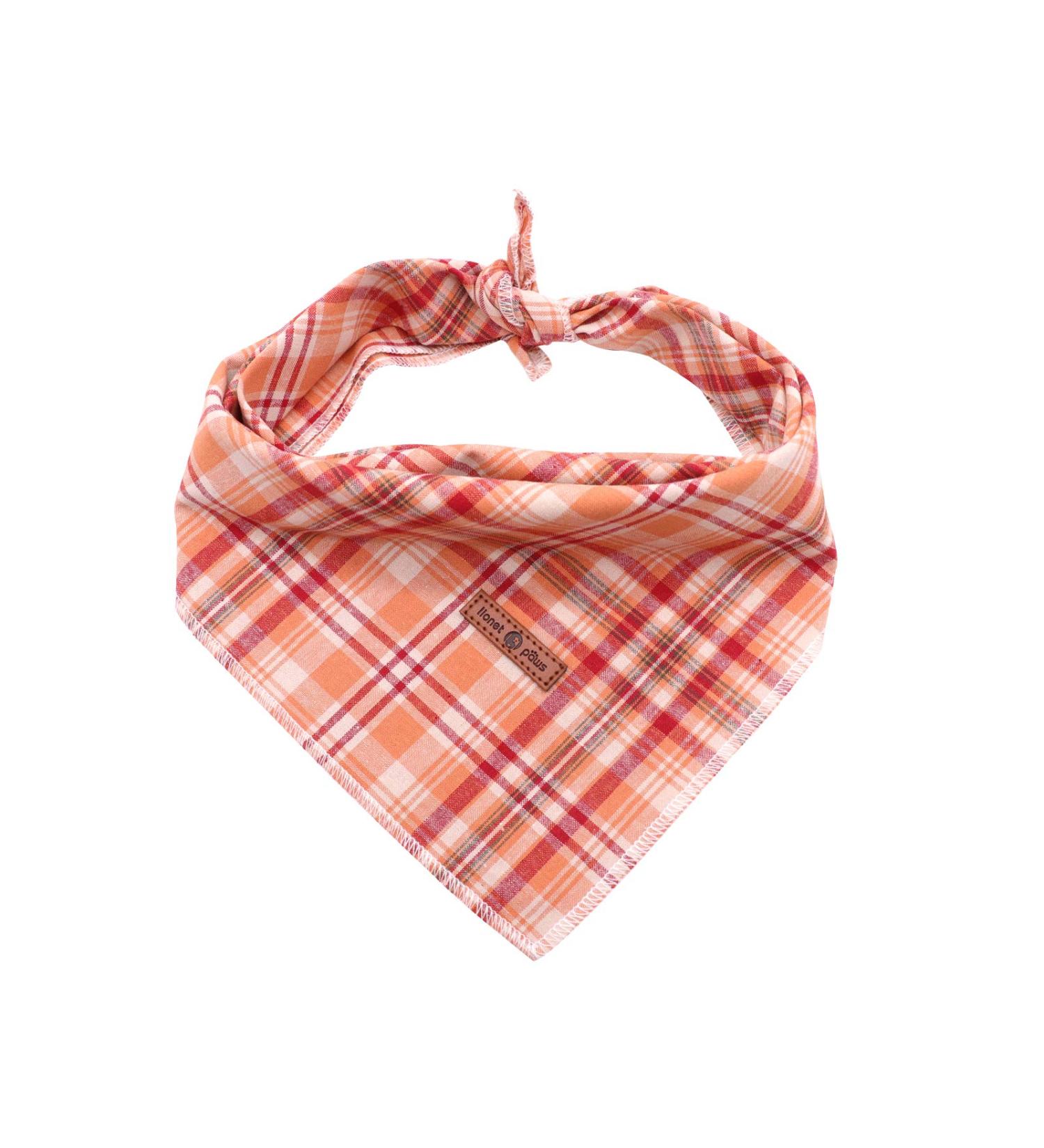 Lionet Paws Dog Bandana - Triangular Headscarf for Small Medium & Large Dogs - Orange Size L (Pack of 1) - International Shipping Available - Buy Online on SooperMarket.com