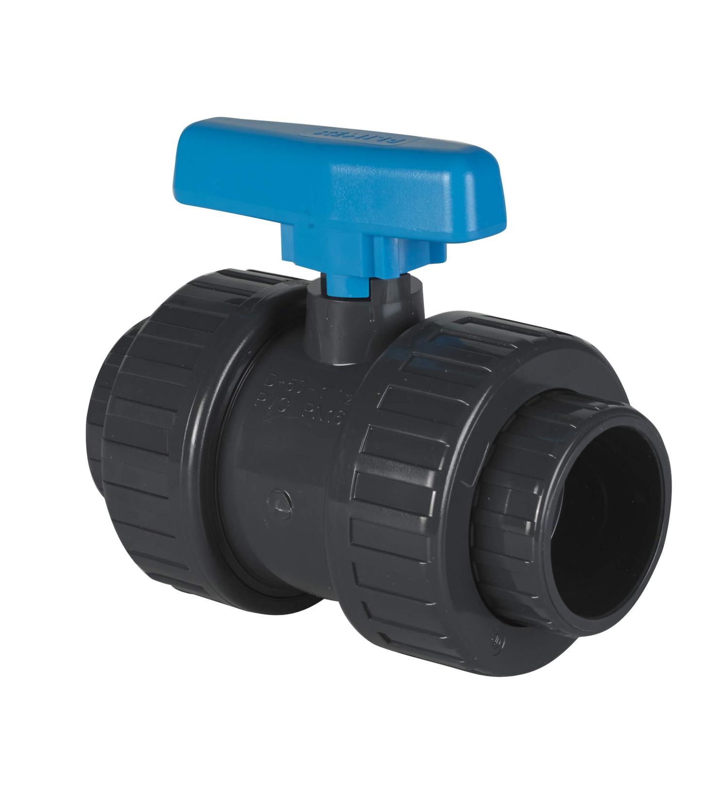 LionFlex PVC Ball Valve DN 50 mm | Adhesive Socket x Adhesive Socket | Buy Internationally Online - Buy Online on SooperMarket.com