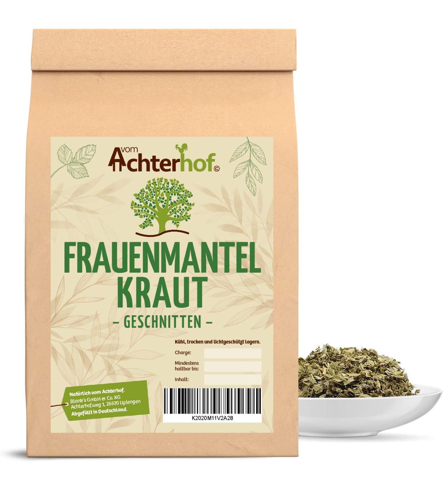 Women's Mantle Herb 100g | 100% Natural Dried Leaves | Ideal Tea Infusion from Achterhof - Buy Online on SooperMarket.com