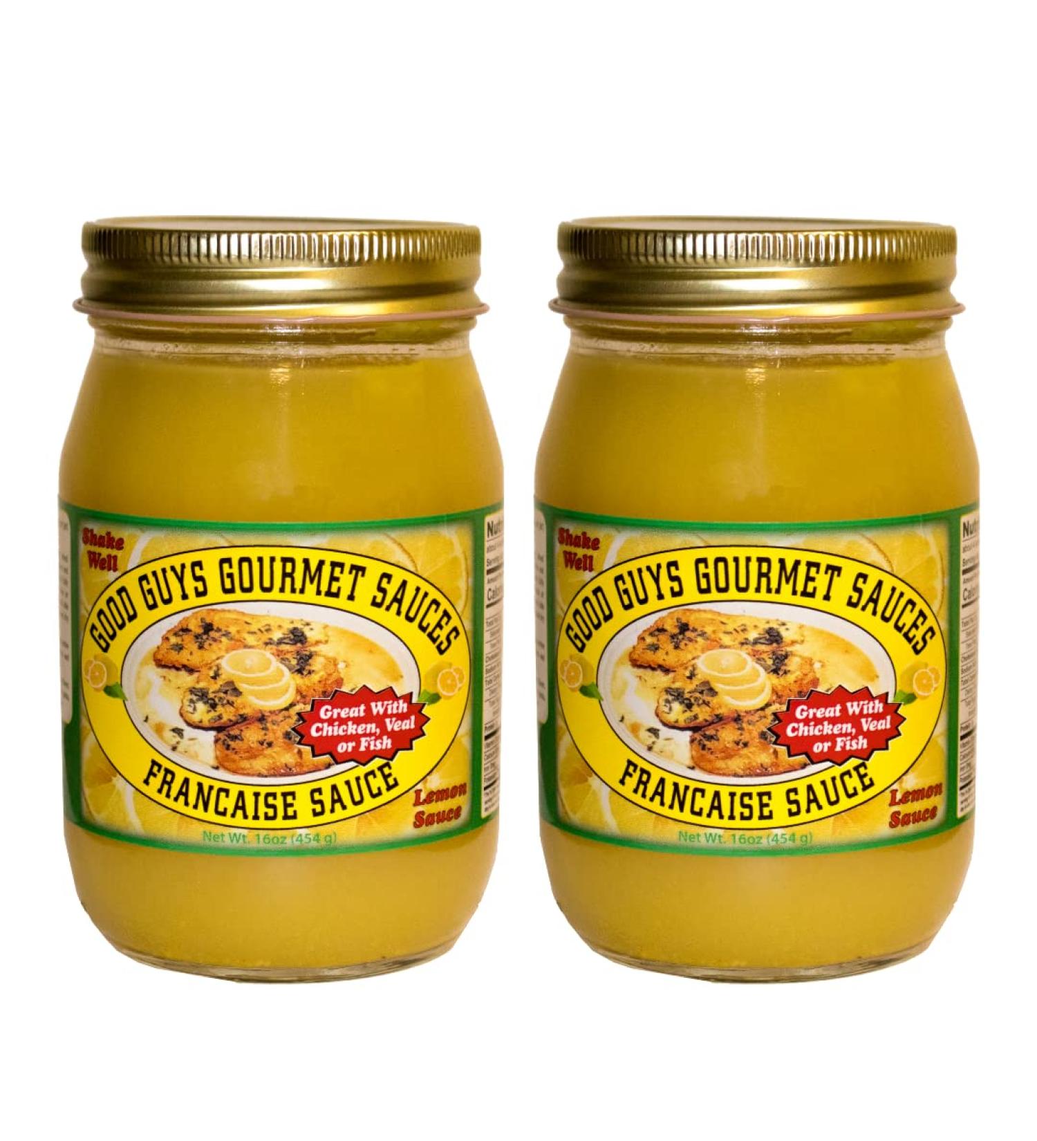 Francaise Cooking Sauce - White Wine Base for Chicken, Veal, Seafood & Fish - 2 Pack, Made in USA - Buy Online on SooperMarket.com