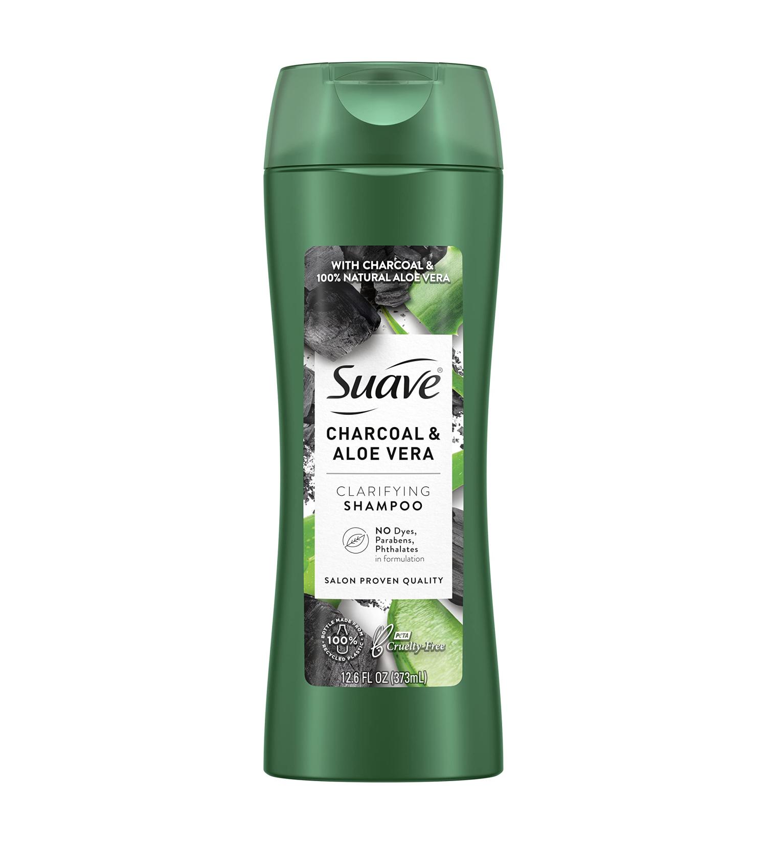 Suave Professionals Clarifying Shampoo Charcoal Aloe Vera 12.6 oz | Paraben-Free | Oily Hair Treatment - Buy Online on SooperMarket.com