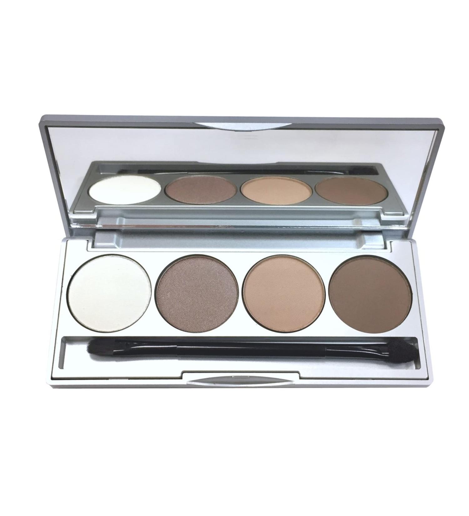 Honeybee Gardens Hot Chocolate Eye Shadow Palette - Vegan, Gluten-Free, Paraben-Free | Natural Ingredients - Net Wt 1.3g - Buy Online on SooperMarket.com