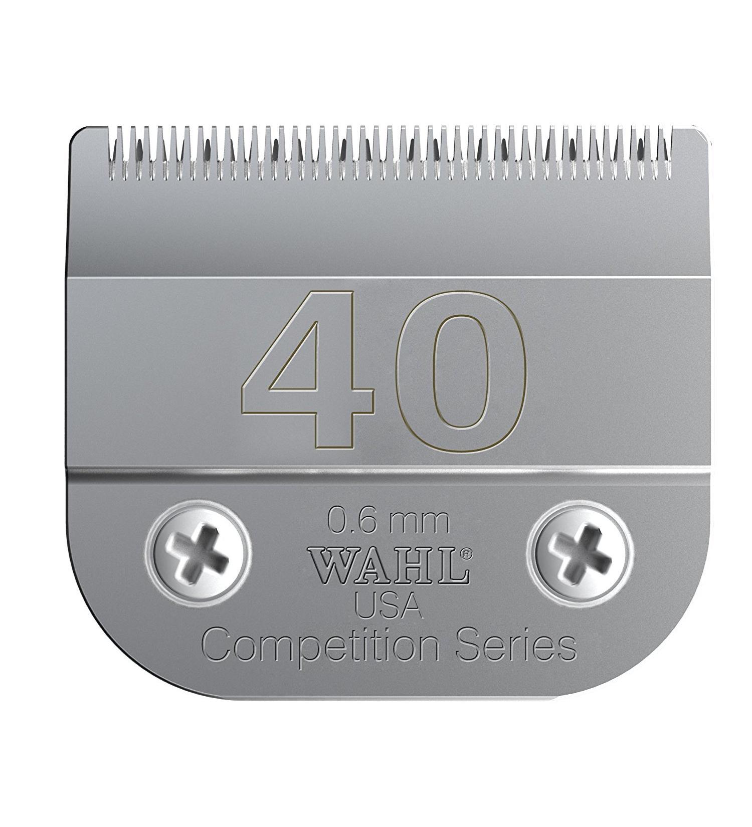WAHL Shaving Head 0.6mm Competition Blade Set #40 - High Precision Full Tooth Performance for Ultimate Shaving Experience - Buy Online on SooperMarket.com