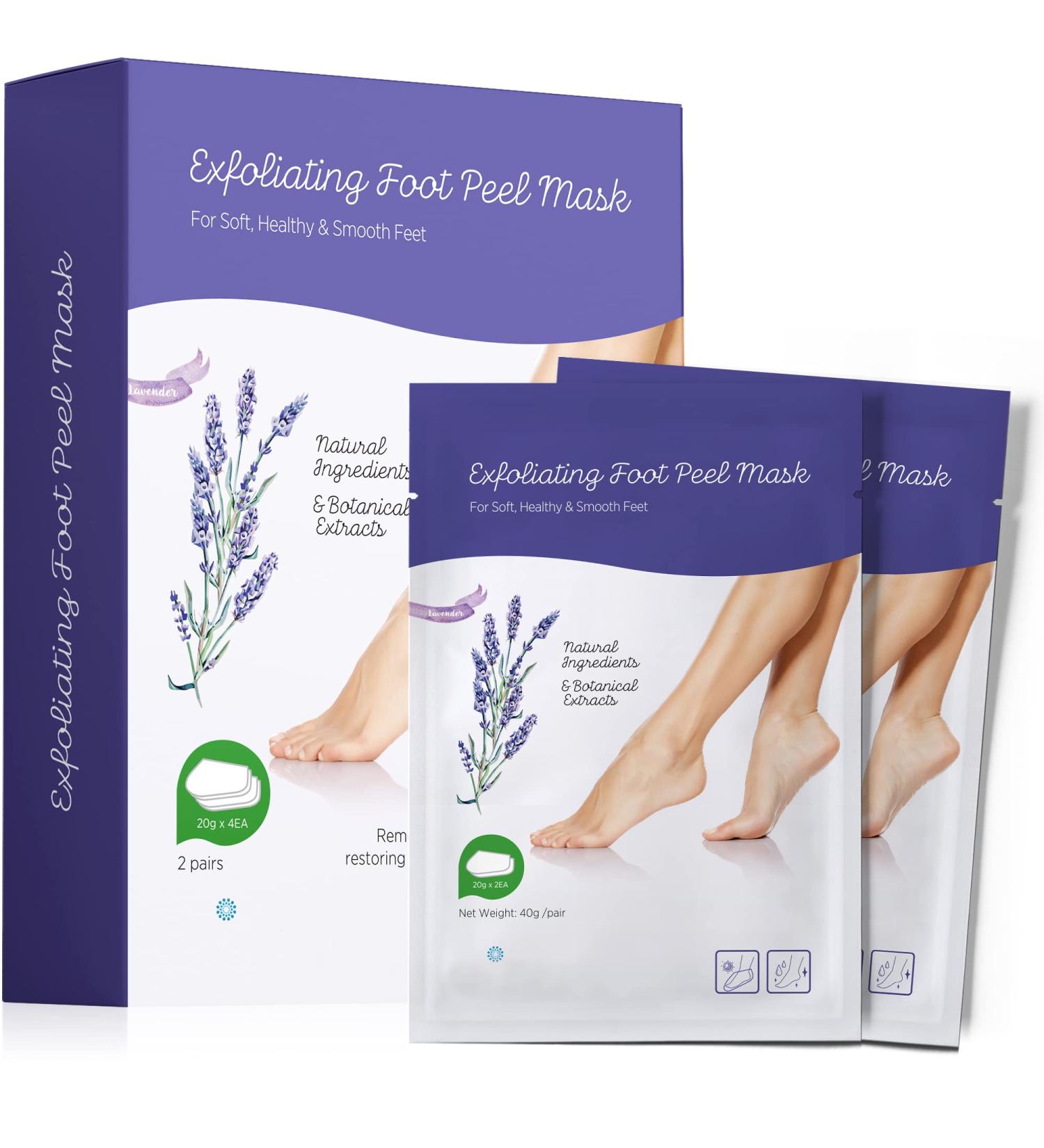 Foot Peel Mask for Exfoliating Calloused Heels - Deep Skin Treatment for Soft and Smooth Feet - Men and Women - Buy Online on SooperMarket.com