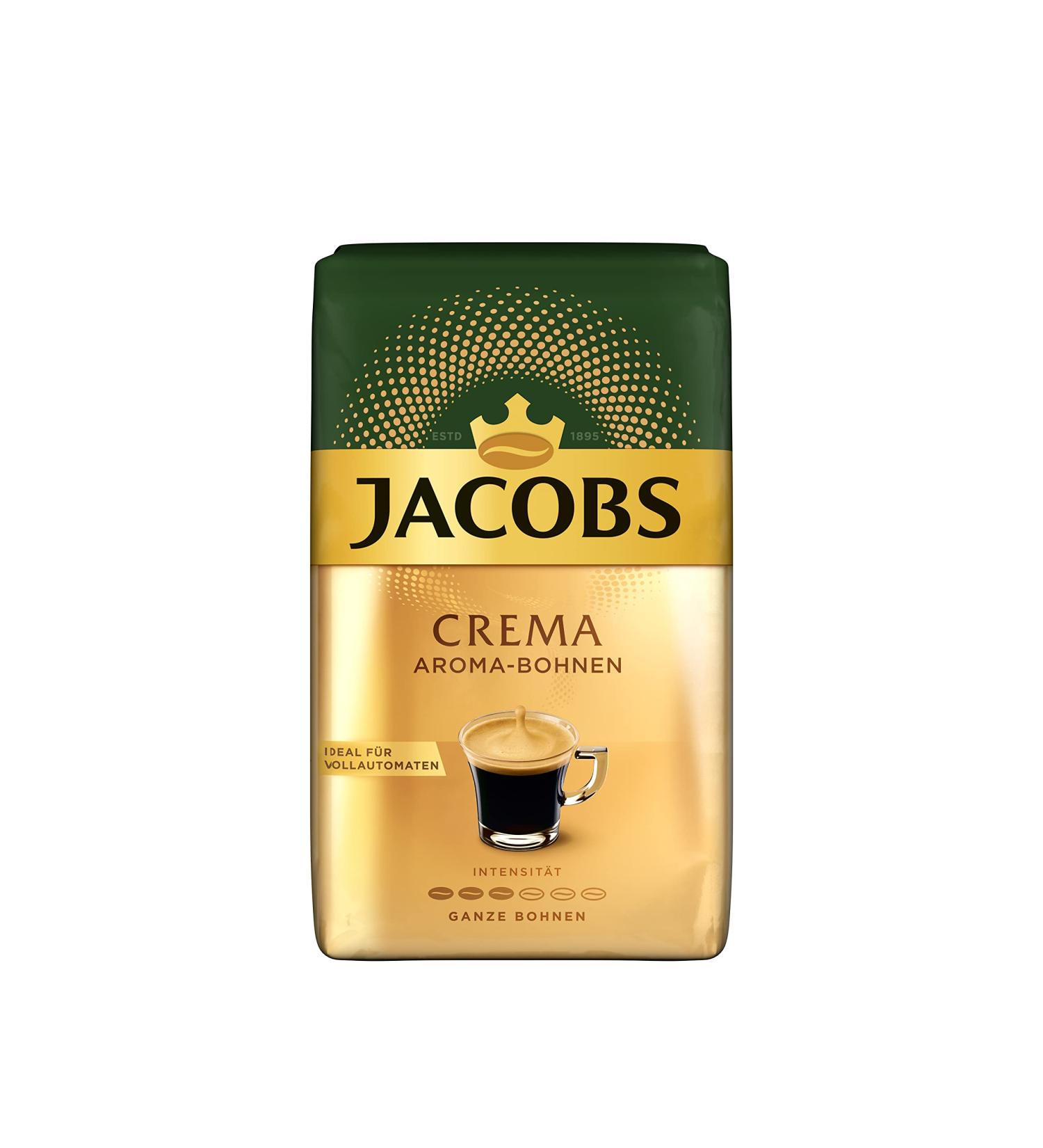 Buy Jacobs Coffee Beans 500g - Aroma Crema for Rich Flavor | International Shipping Available - Buy Online on SooperMarket.com