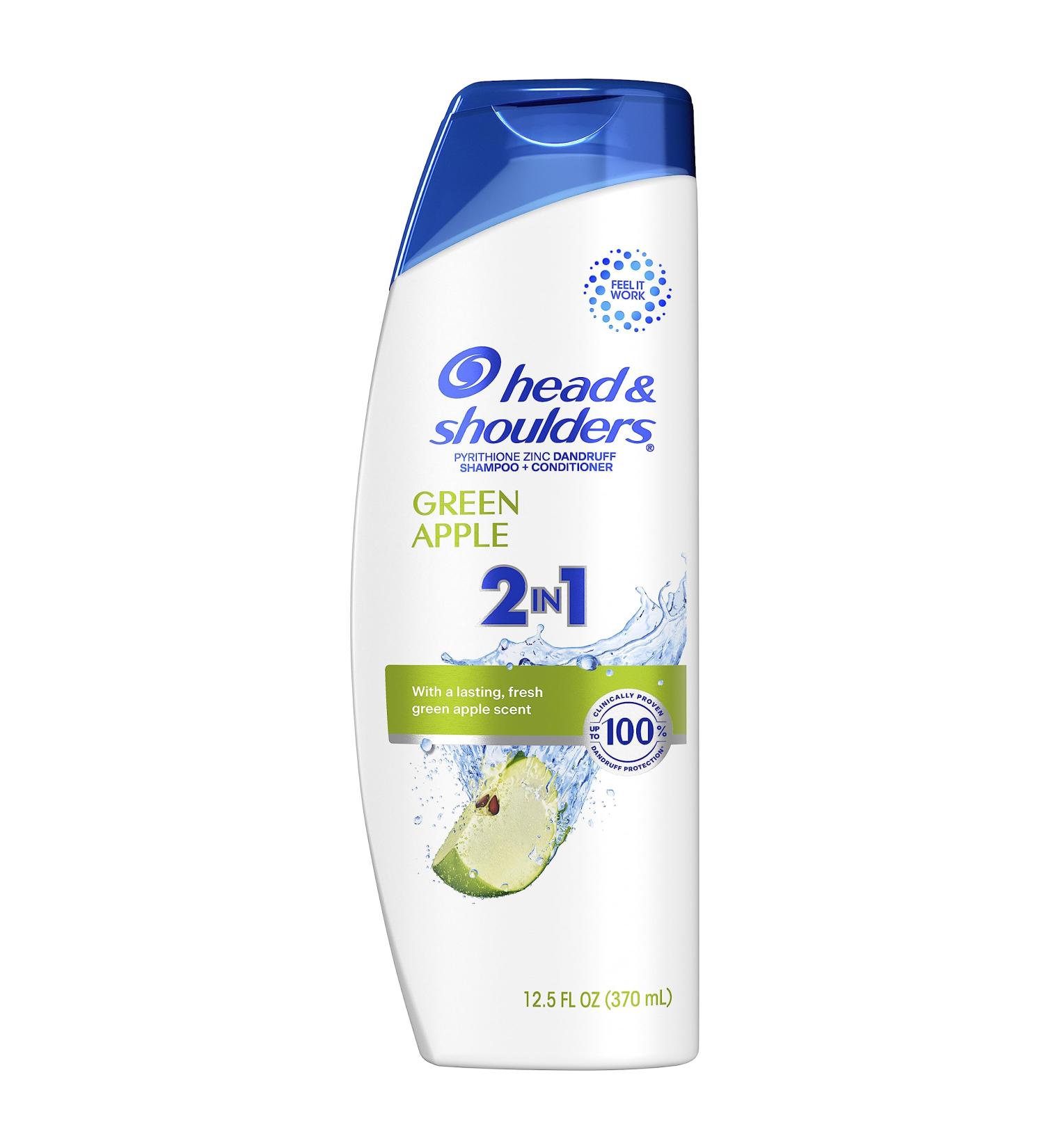 Buy Head and Shoulders 2 in 1 Dandruff Shampoo & Conditioner - Green Apple 12.5 oz | International Shipping Available - Buy Online on SooperMarket.com