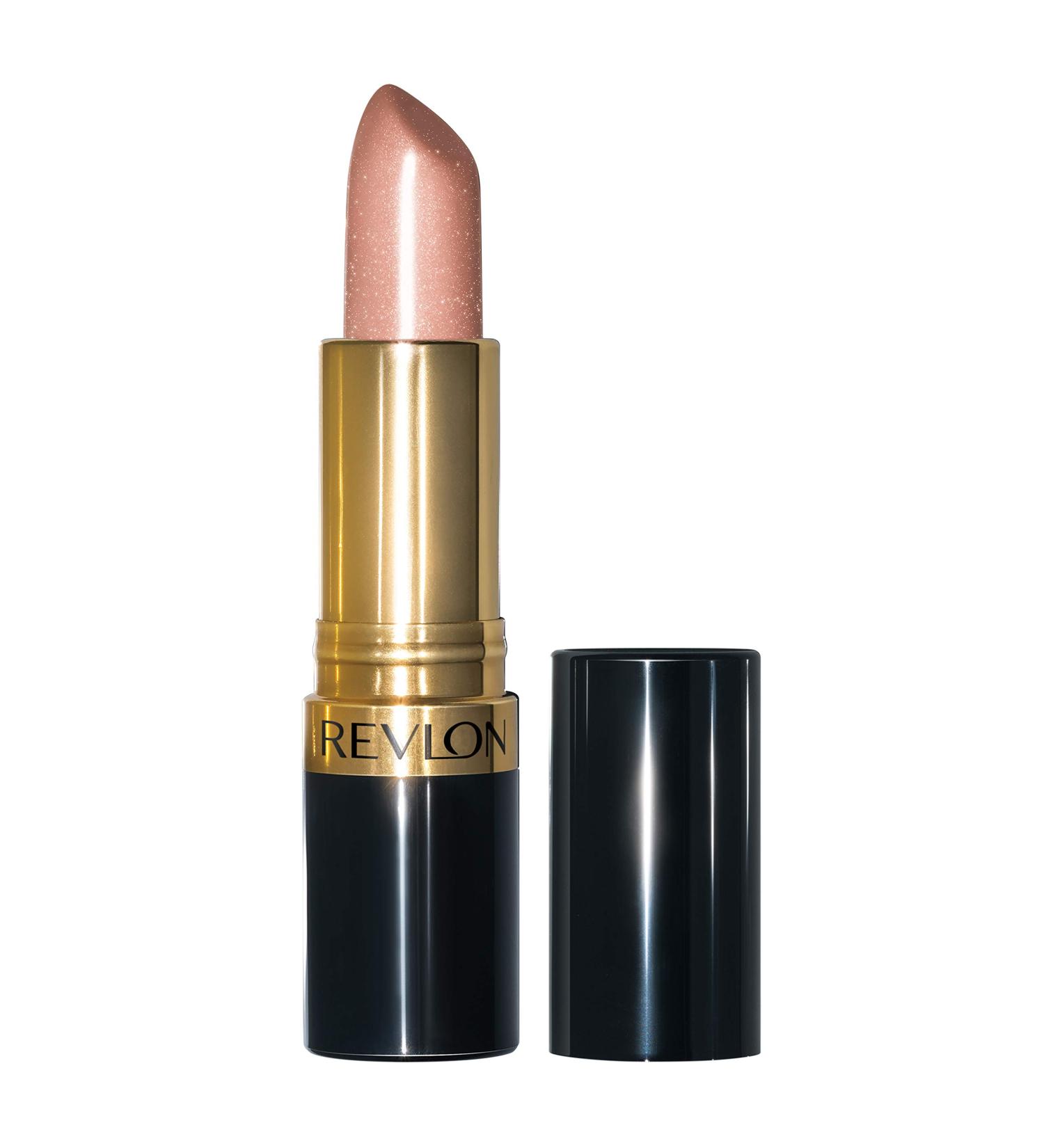 Revlon Super Lustrous Lipstick in Sky Line Pink (025) - Moisturizing Creamy Formula with Vitamin E and Avocado Oil - Buy Online on SooperMarket.com