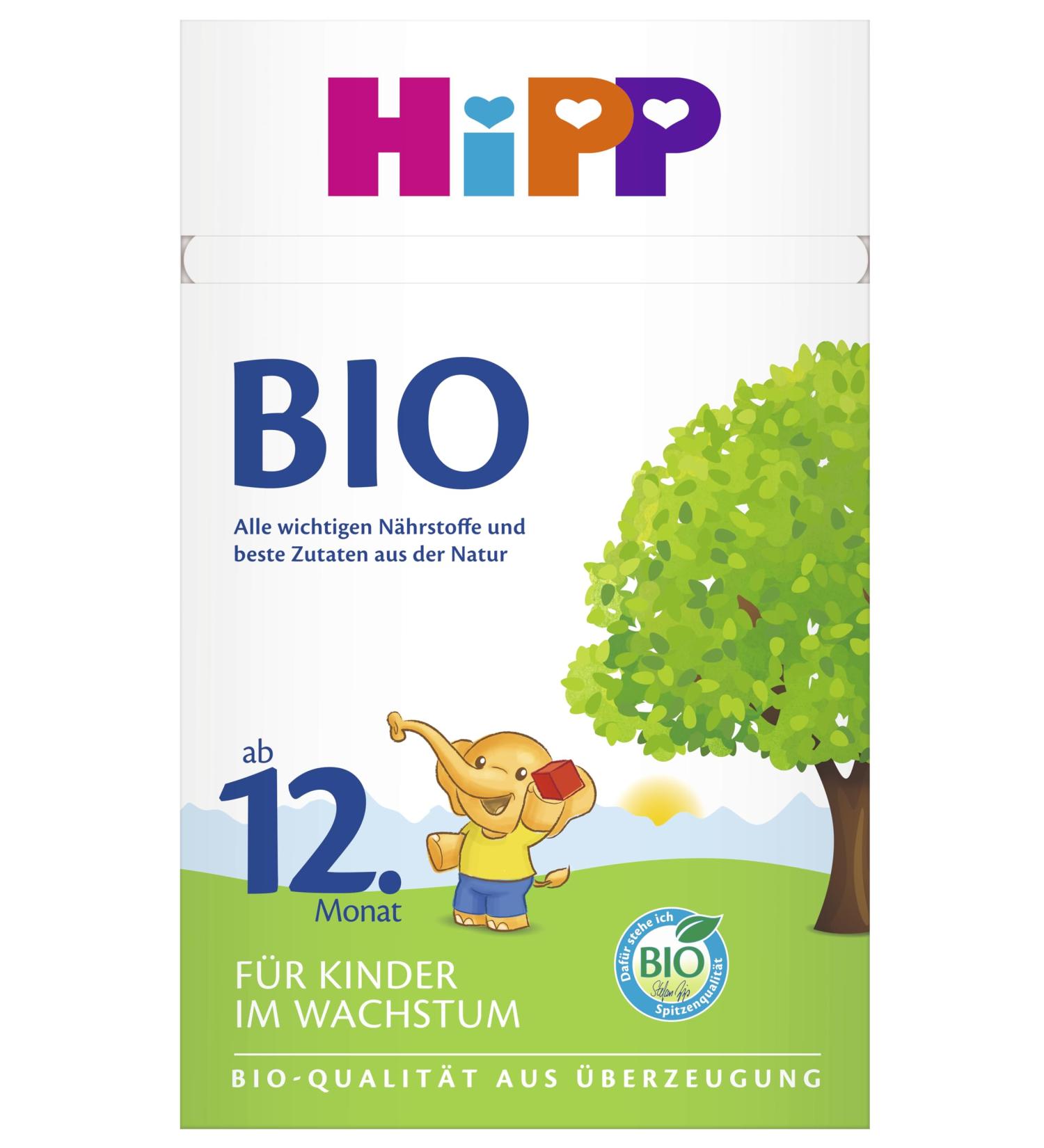 Buy HiPP Organic Milk Formula for Children - Pack of 4 (4 x 600g) | Imported Organic Milk Formula - Buy Online on SooperMarket.com
