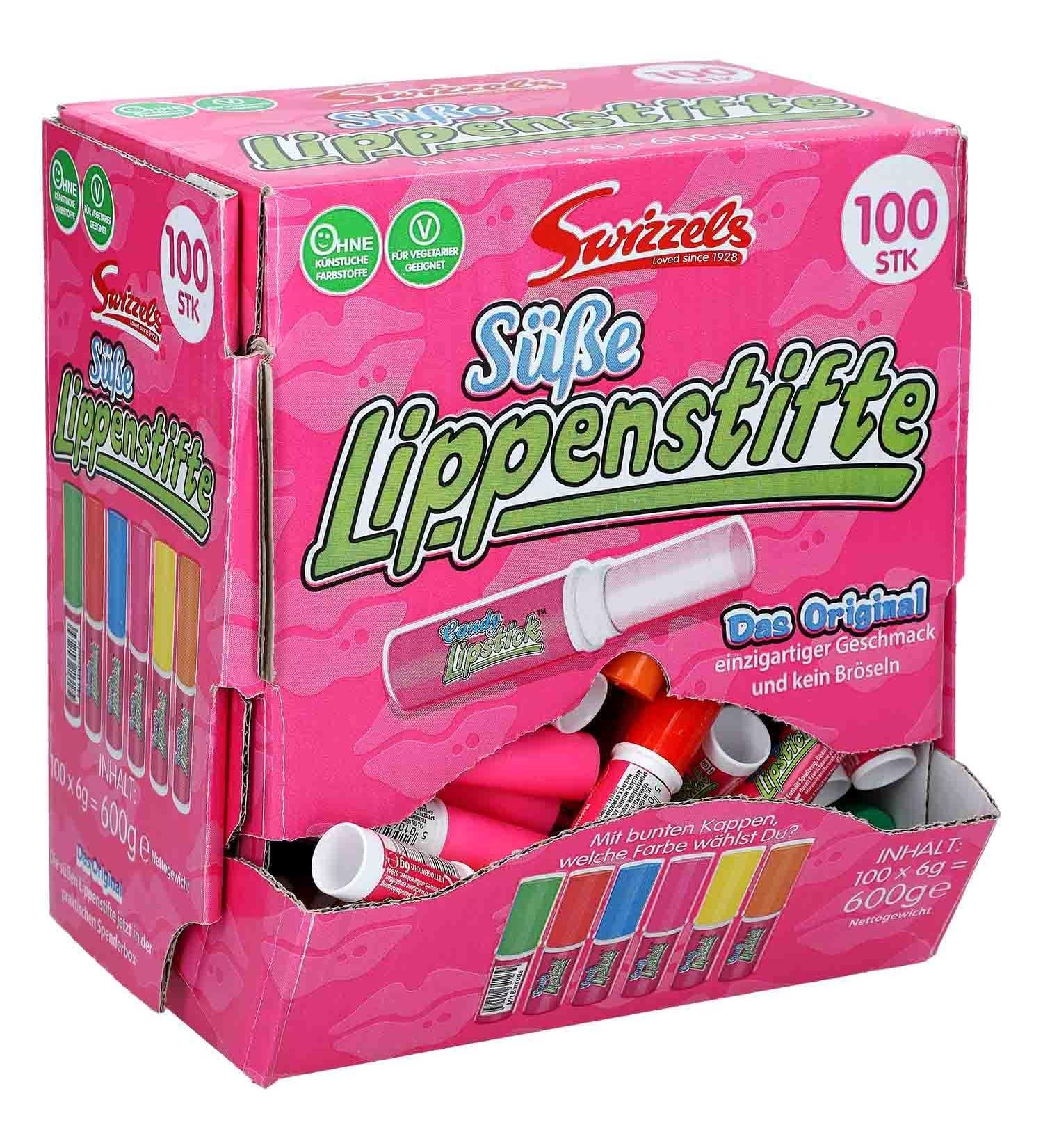 Swizzels Candy Lipstick - 100 Piece Sweets Collection | International Shipping Available - Buy Online on SooperMarket.com