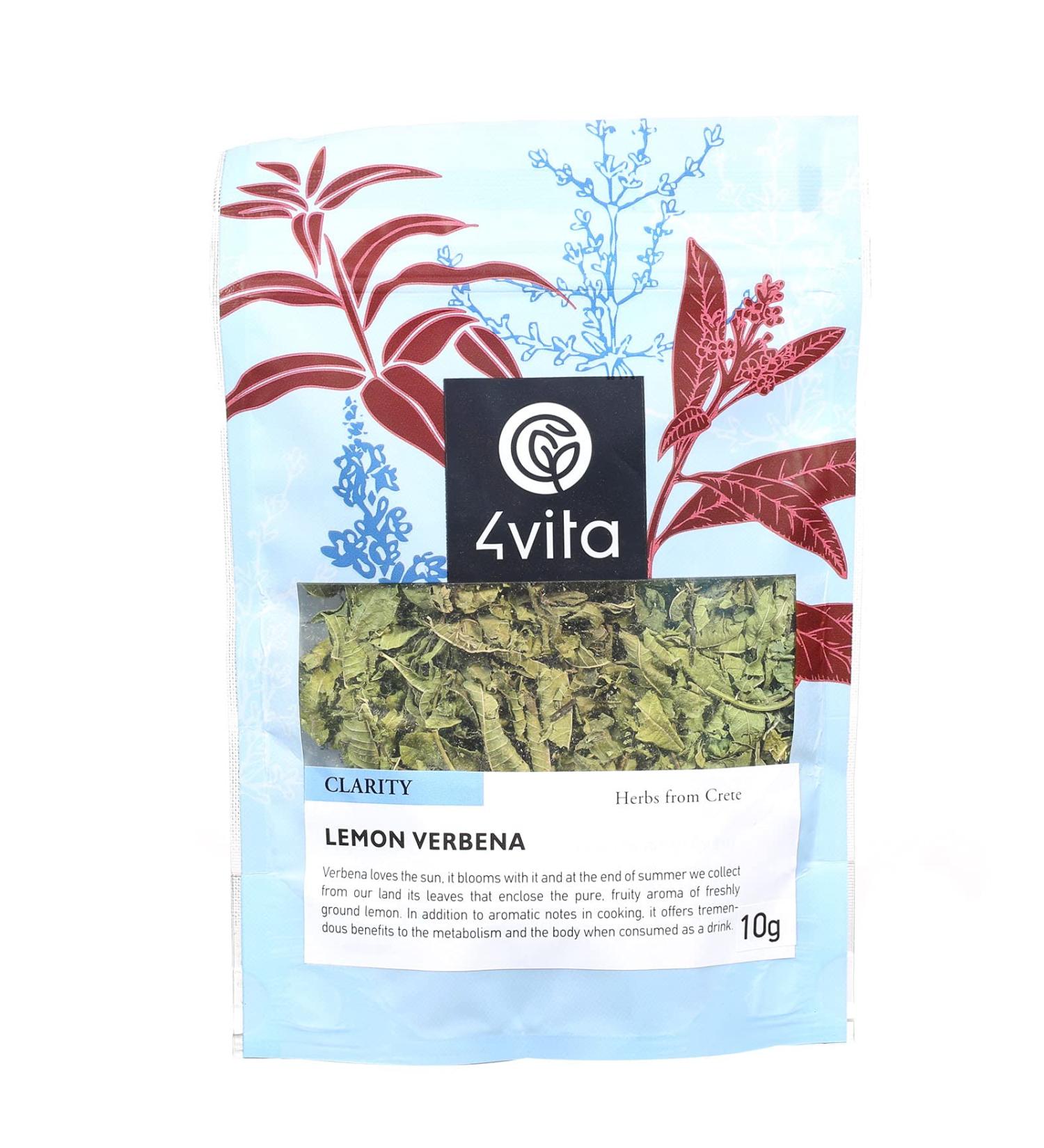 4Vita Greek Lemon Verbena Herbal Tea 10g - Buy Online on SooperMarket.com