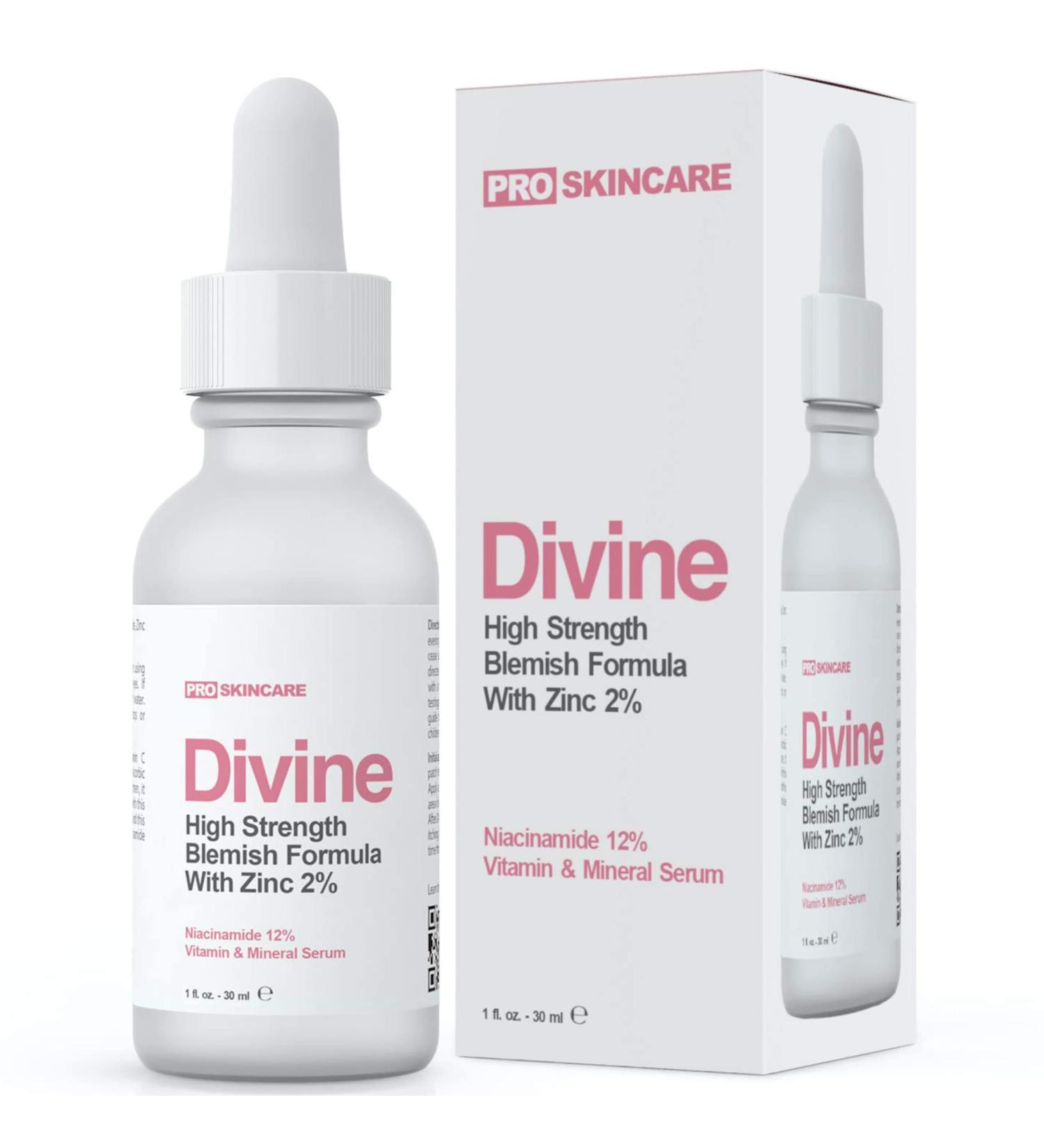 Niacinamide Serum 12% + Zinc 2% - Reduce Dark Spots & Minimize Pores | Dewy Youthful Glow - 1 fl oz - International Shipping - Buy Online on SooperMarket.com