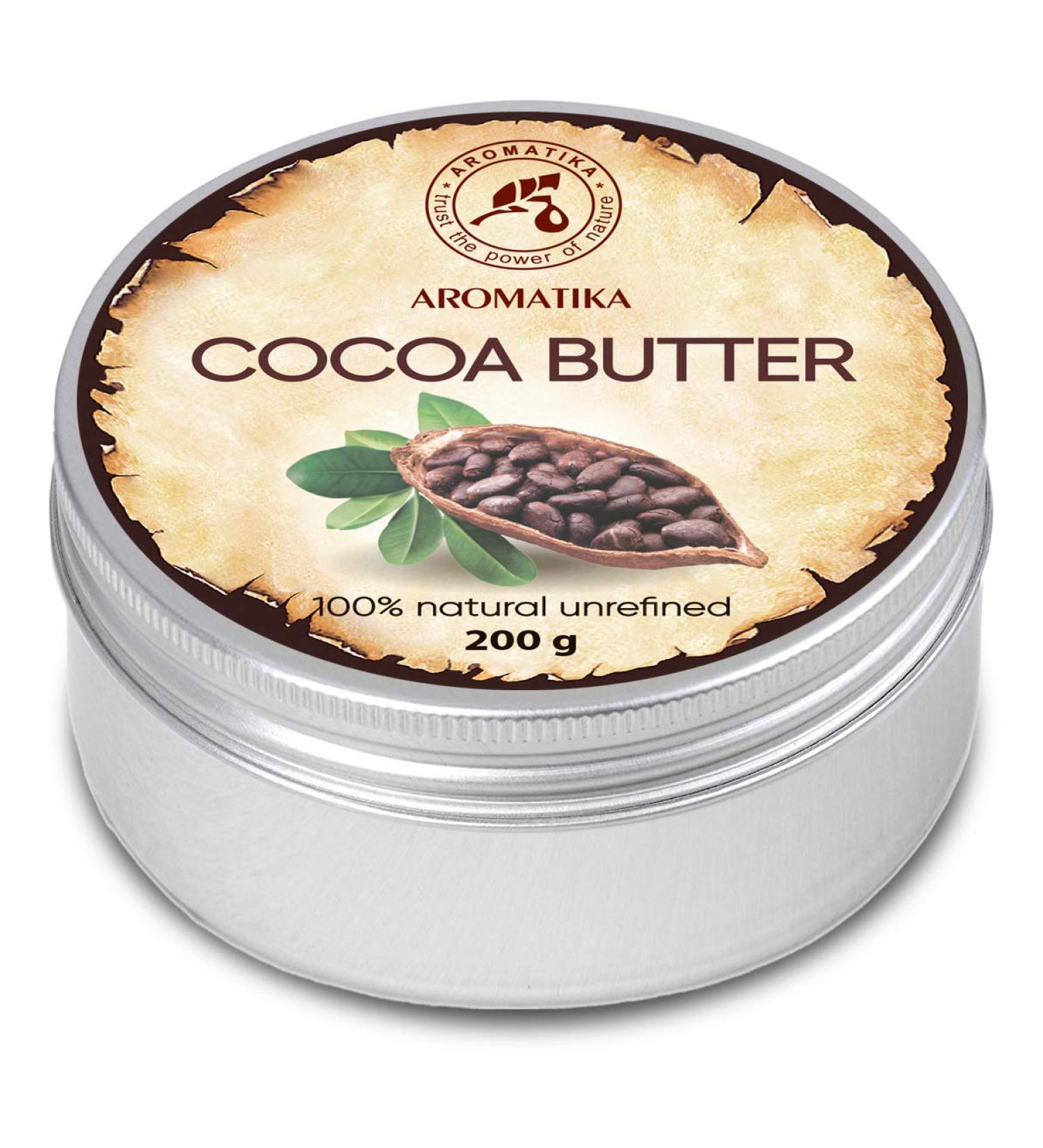 Pure Cocoa Butter 200g - Unaffected Native Quality for Lip Care Stretch Marks & Body Butter - South Africa - Buy Online on SooperMarket.com