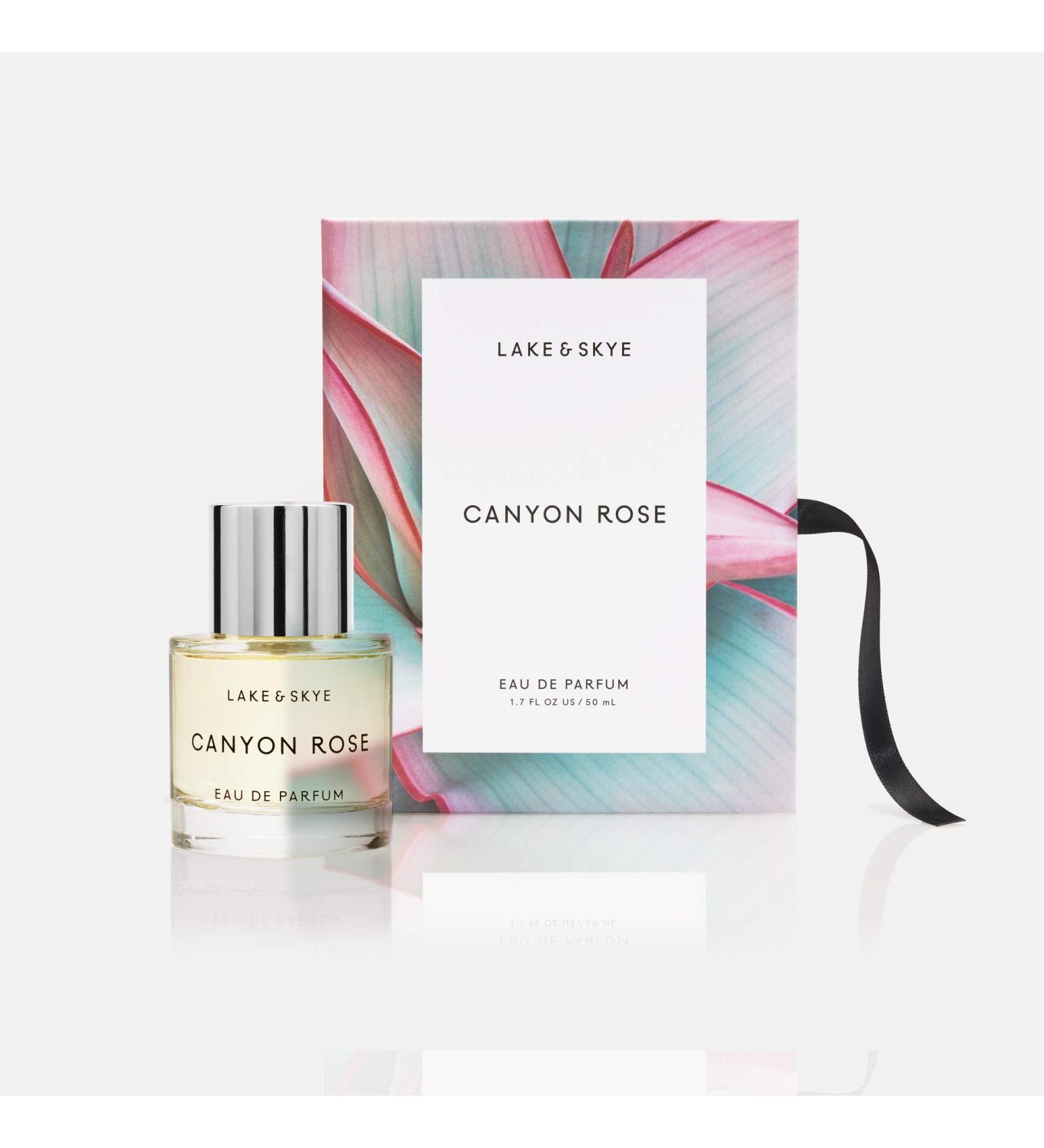 Lake & Skye Canyon Rose Eau de Parfum Spray - Vegan Cruelty Free & Synthetic Free 1.7 fl oz (50 ml) - Warm Floral and Vanilla 1.7 Fl Oz (Pack of 1) - Buy Online on SooperMarket.com