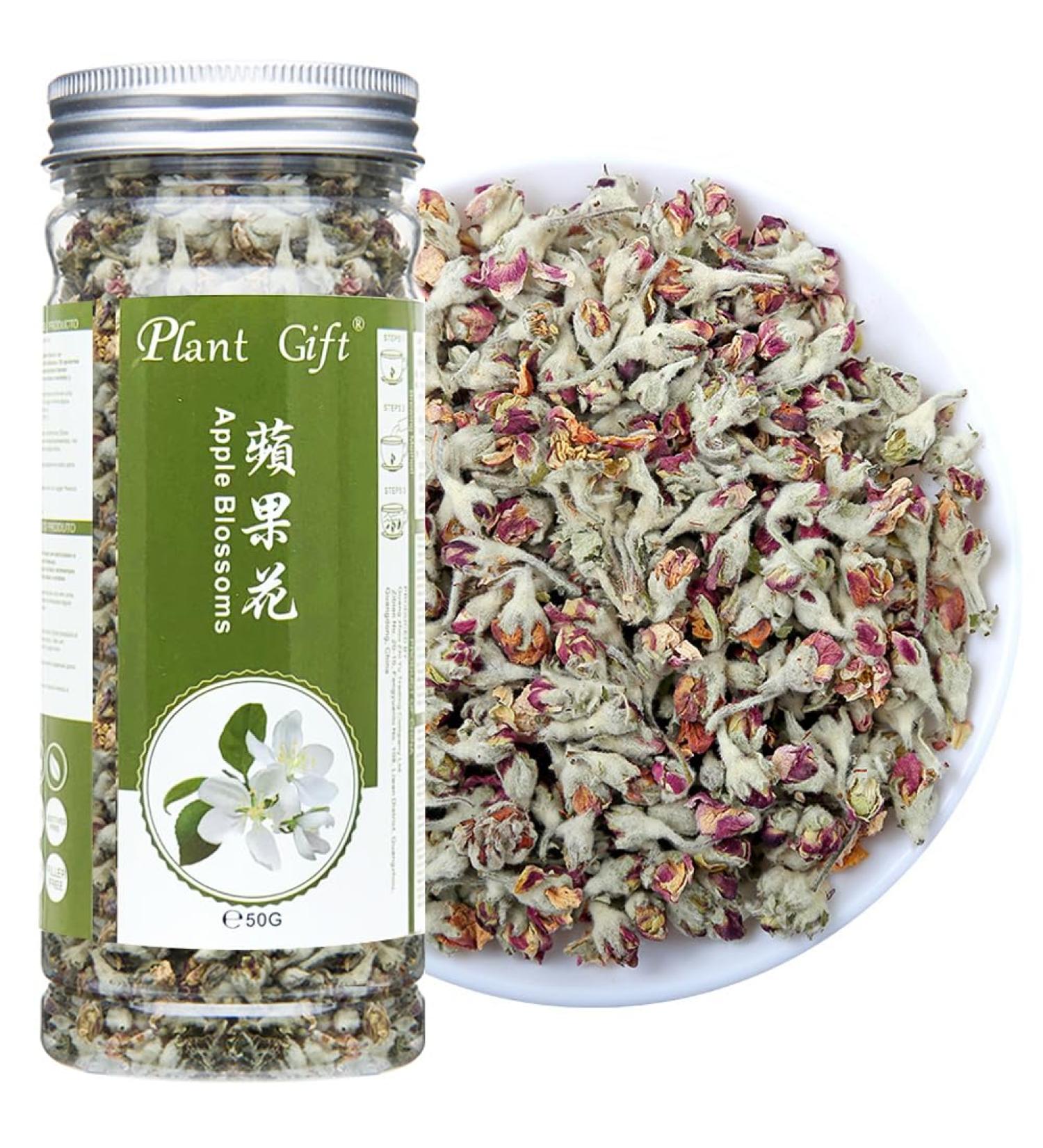 Buy Apple Blossom Flower Tea 50g - Dried Apple Flower Health Tea for Anti-Acne & Freckles - International Shipping Available - Buy Online on SooperMarket.com