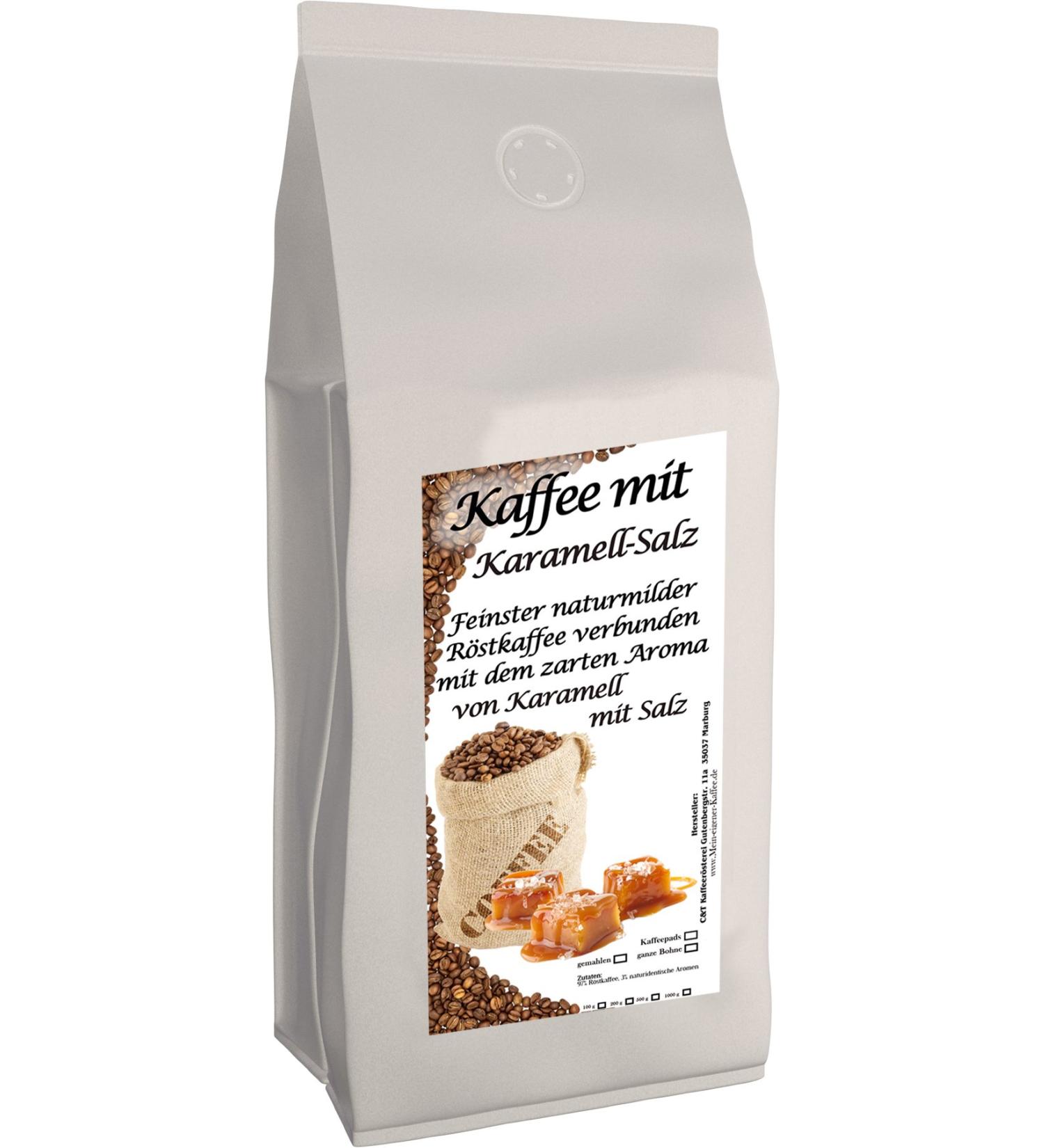 C&T Aroma Flavored Coffee Ground - Salty Caramel 1000g | Premium Private Roaster | Buy Internationally - Buy Online on SooperMarket.com