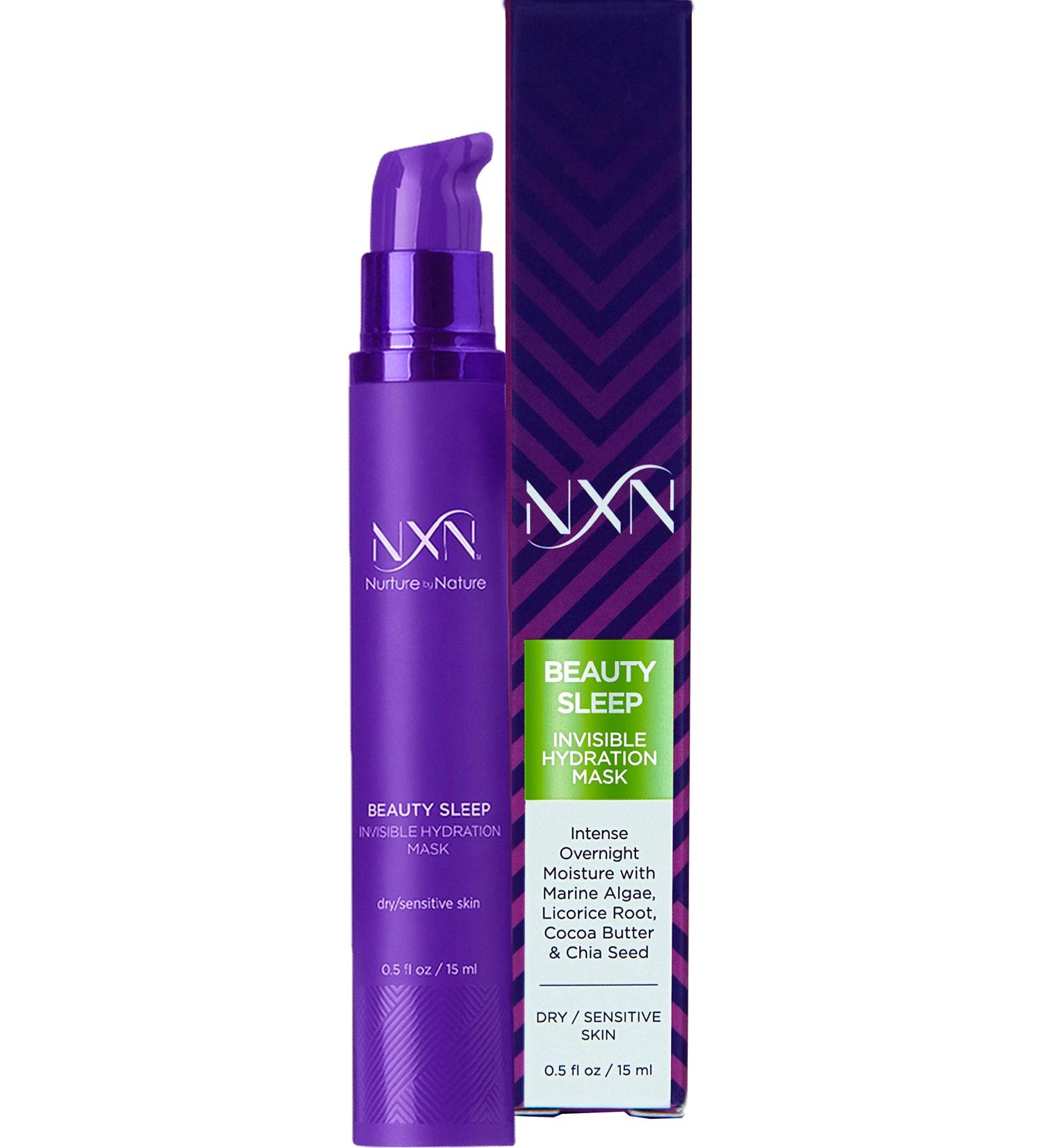 NXN Invisible Overnight Anti-Aging Face Mask | Licorice Root Grapeseed Cacay Oil & Marine Algae | Hydrating Facial Treatment | 0.5 Fl Oz - International Shipping Available - Buy Online on SooperMarket.com